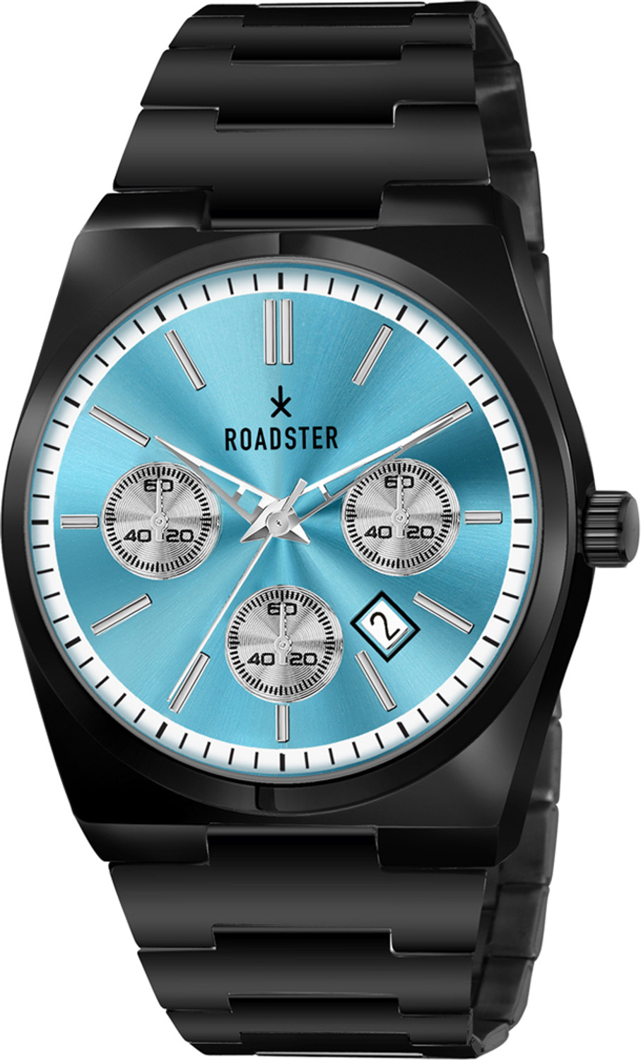 Image of Roadster RDSTR-9504 Roadster Original Black Plated Scratch Resistant Chrono Date Watch For MensBoys Analog Watch - For Men