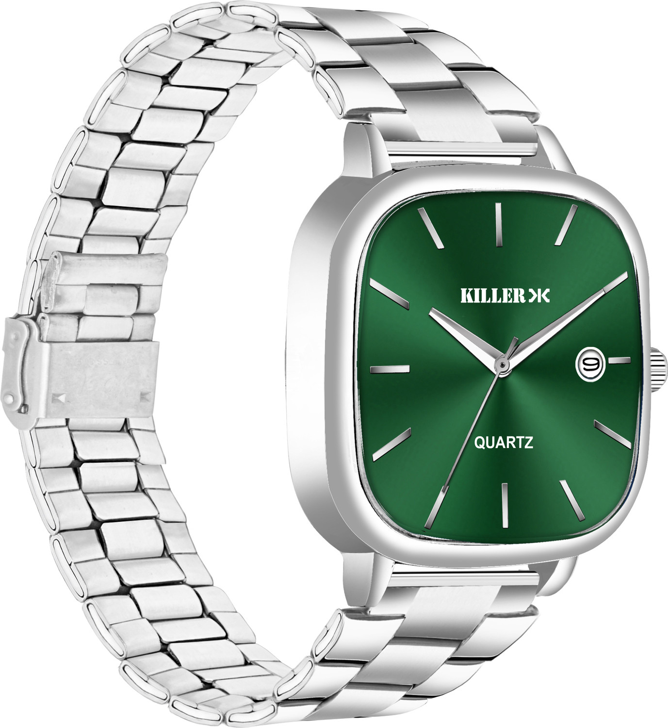 Image of KILLER UNISEX Date Function Working Free Size Adjutable Chain Lock Premium Quality UNISEX Date Function Working Free Size Adjutable Chain Lock Premium Quality Analog Watch - For Men