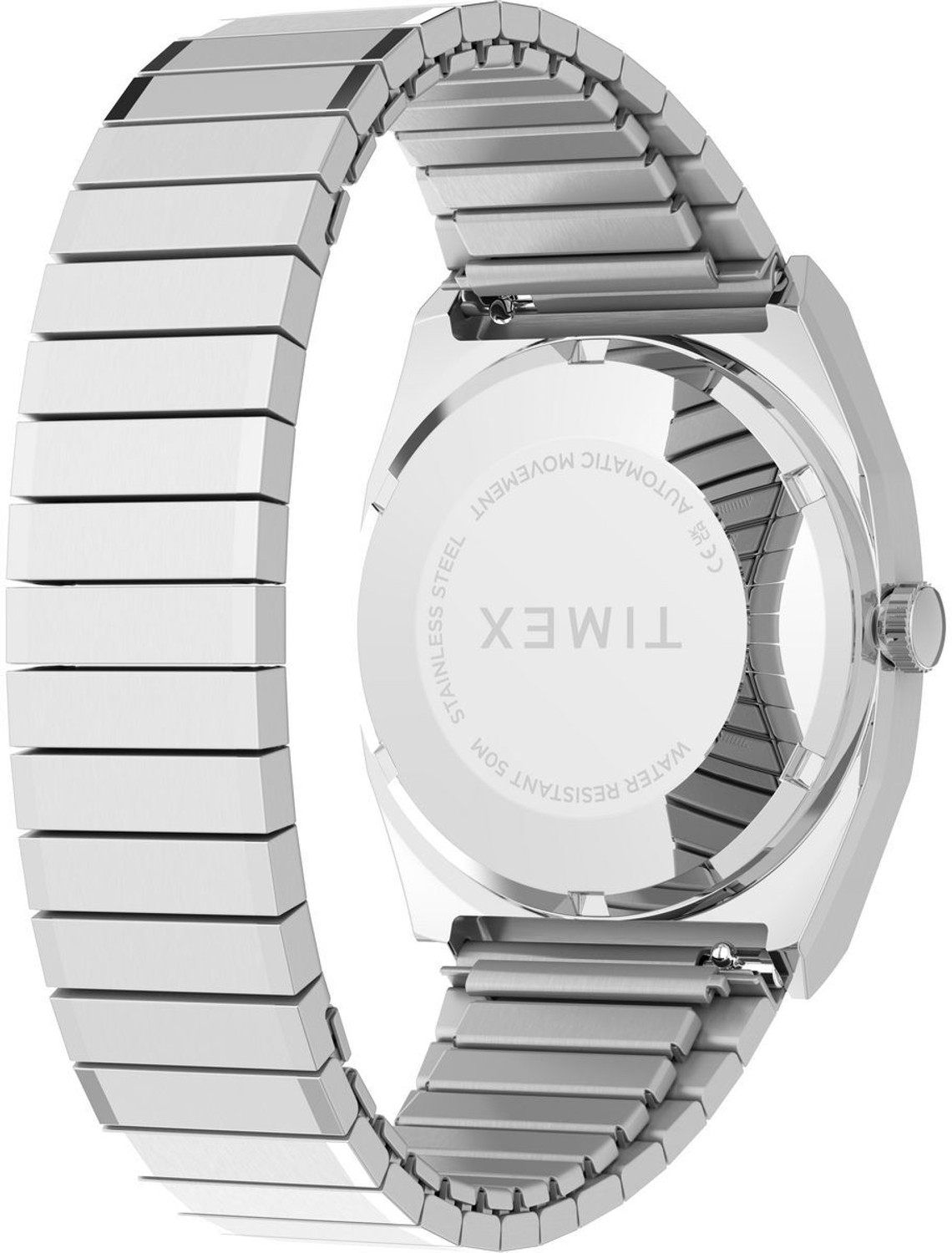 Image of TIMEX TW2Y66800UJ Rectangle 34mm Pink Dial Analog Watch - For Men & Women