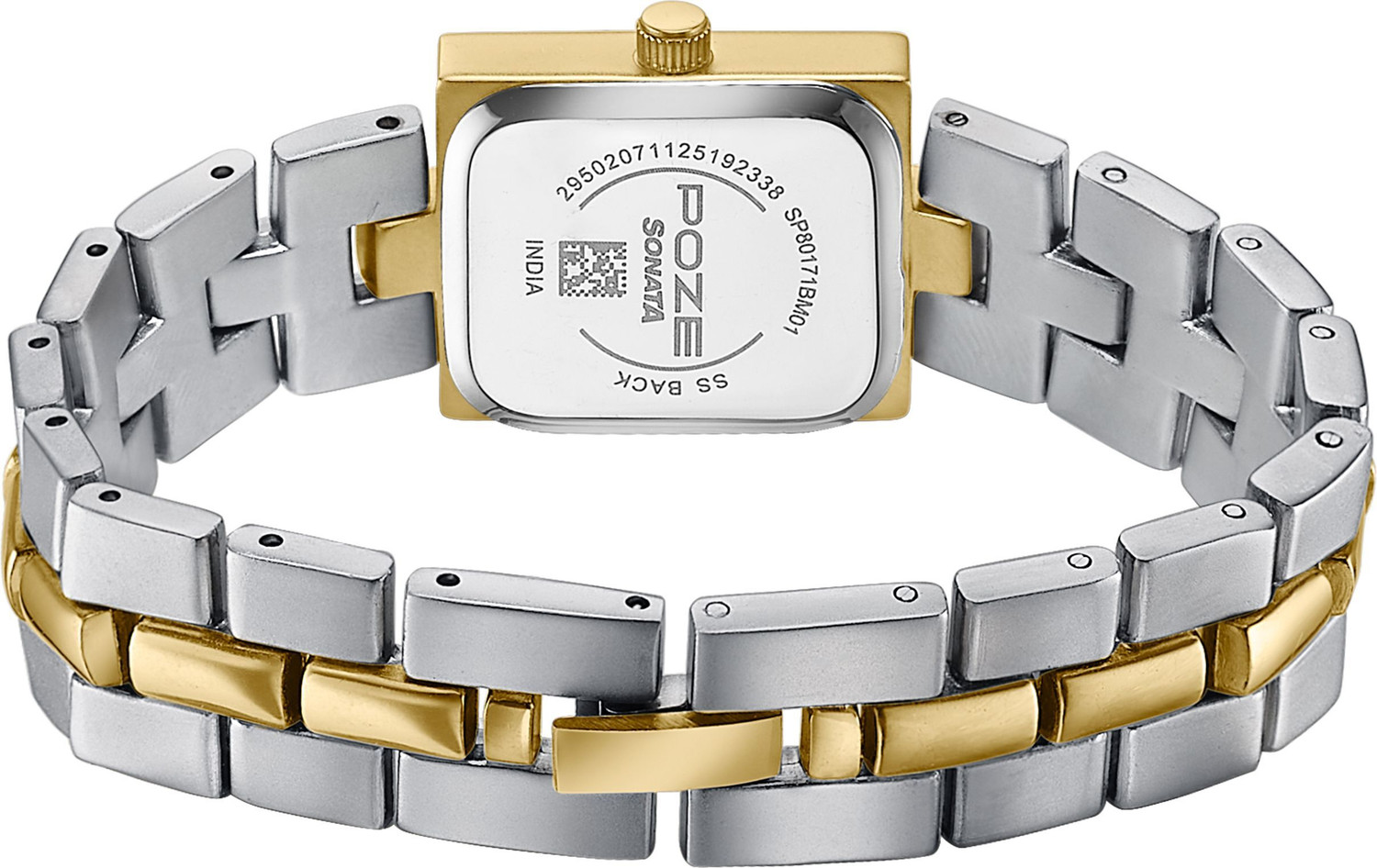Image of SONATA Poze 8 Sonata Poze 8 Quartz Silver Dial IPG+IPS Alloy Strap Analog Watch - For Women