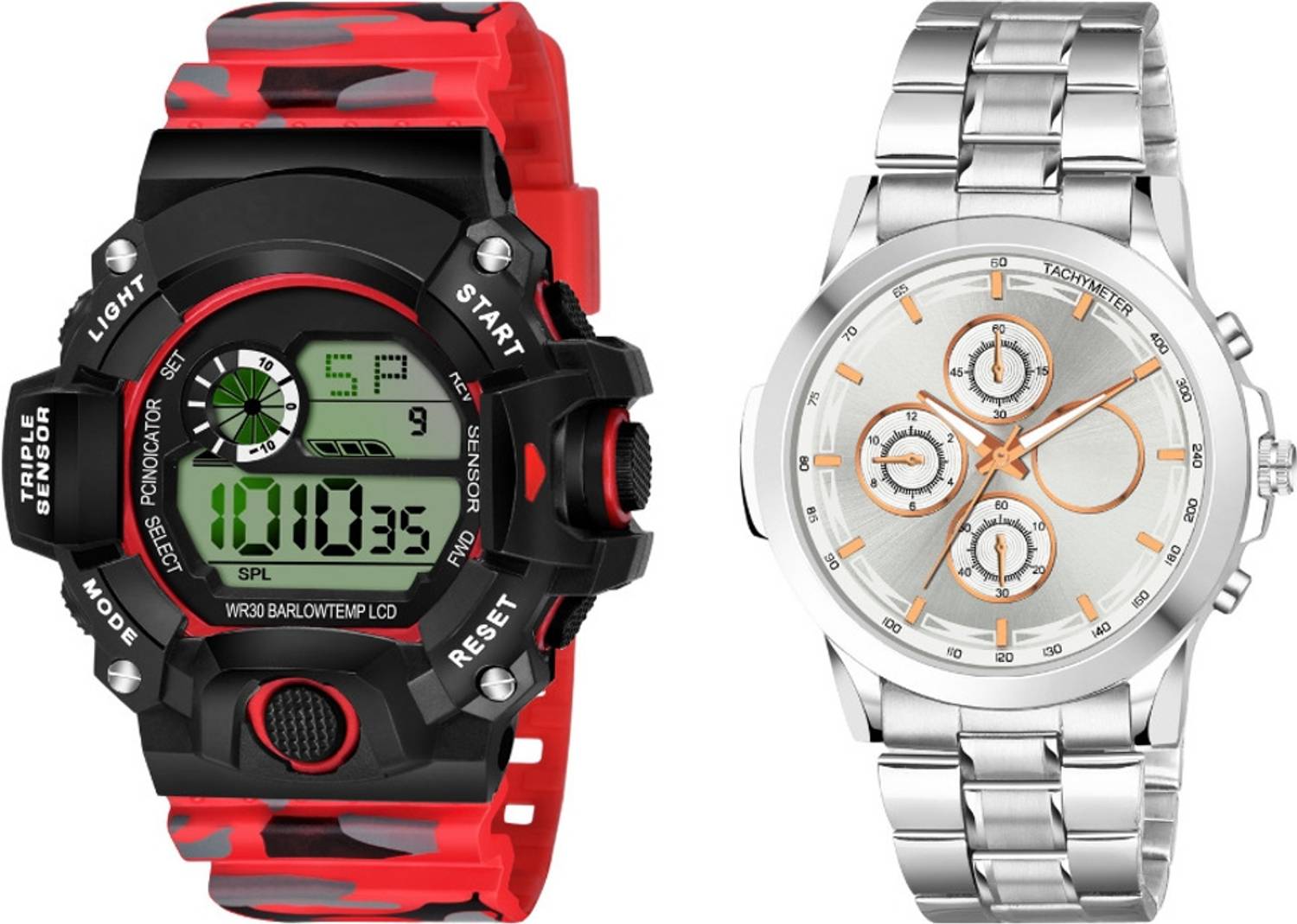 REGARDS # Young Choice Analog-Digital Men's Combo Watches Analog