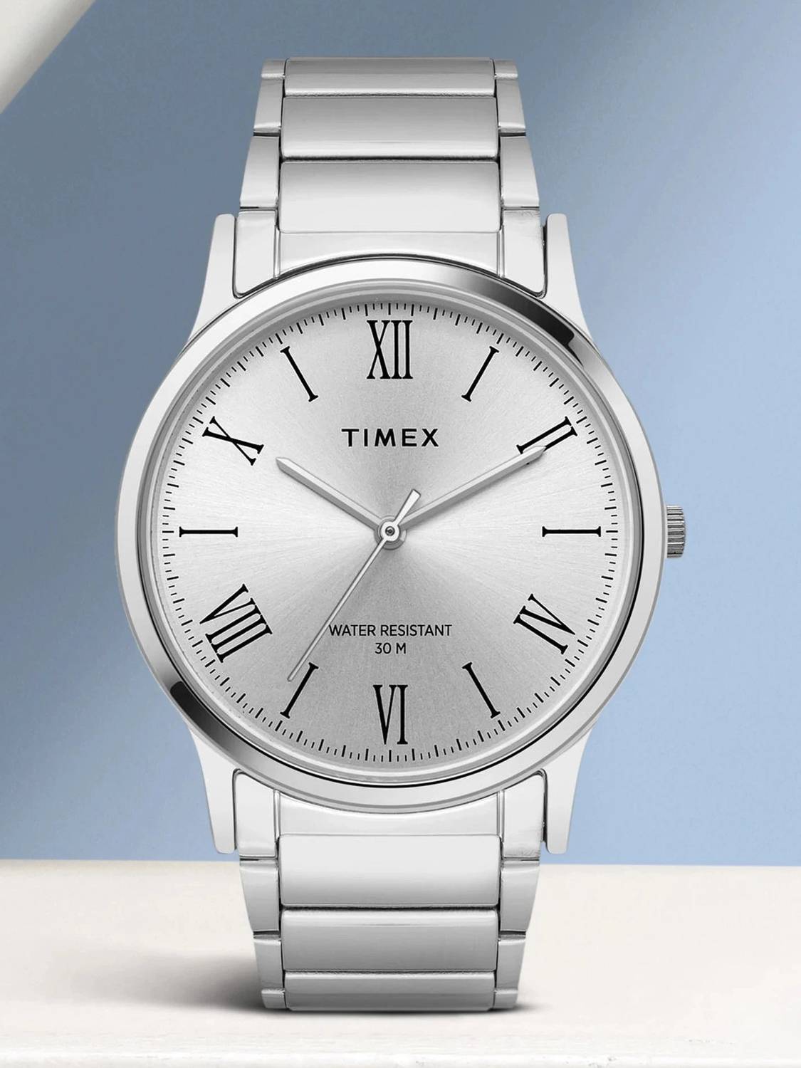 TIMEX Silver Dial Stainless Steel Analog Watch - For Men - Buy
