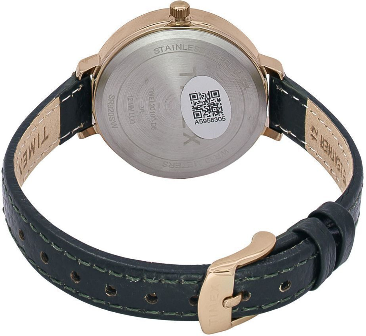 Image of TIMEX Moon-Phase, Green Dial Analog Watch - For Women