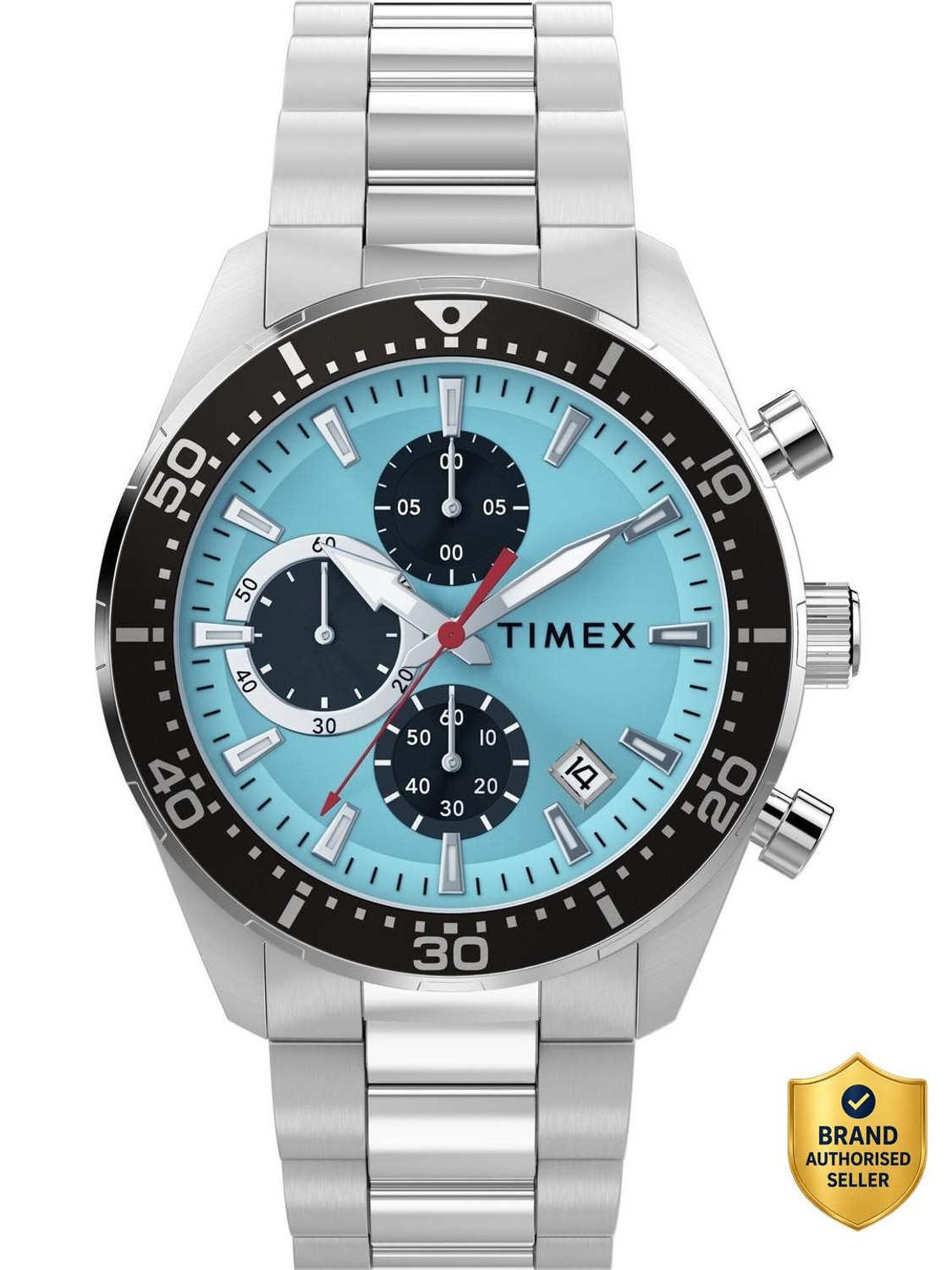 Image of TIMEX Ridgefield Chronograph Blue Dial Analog Watch - For Men