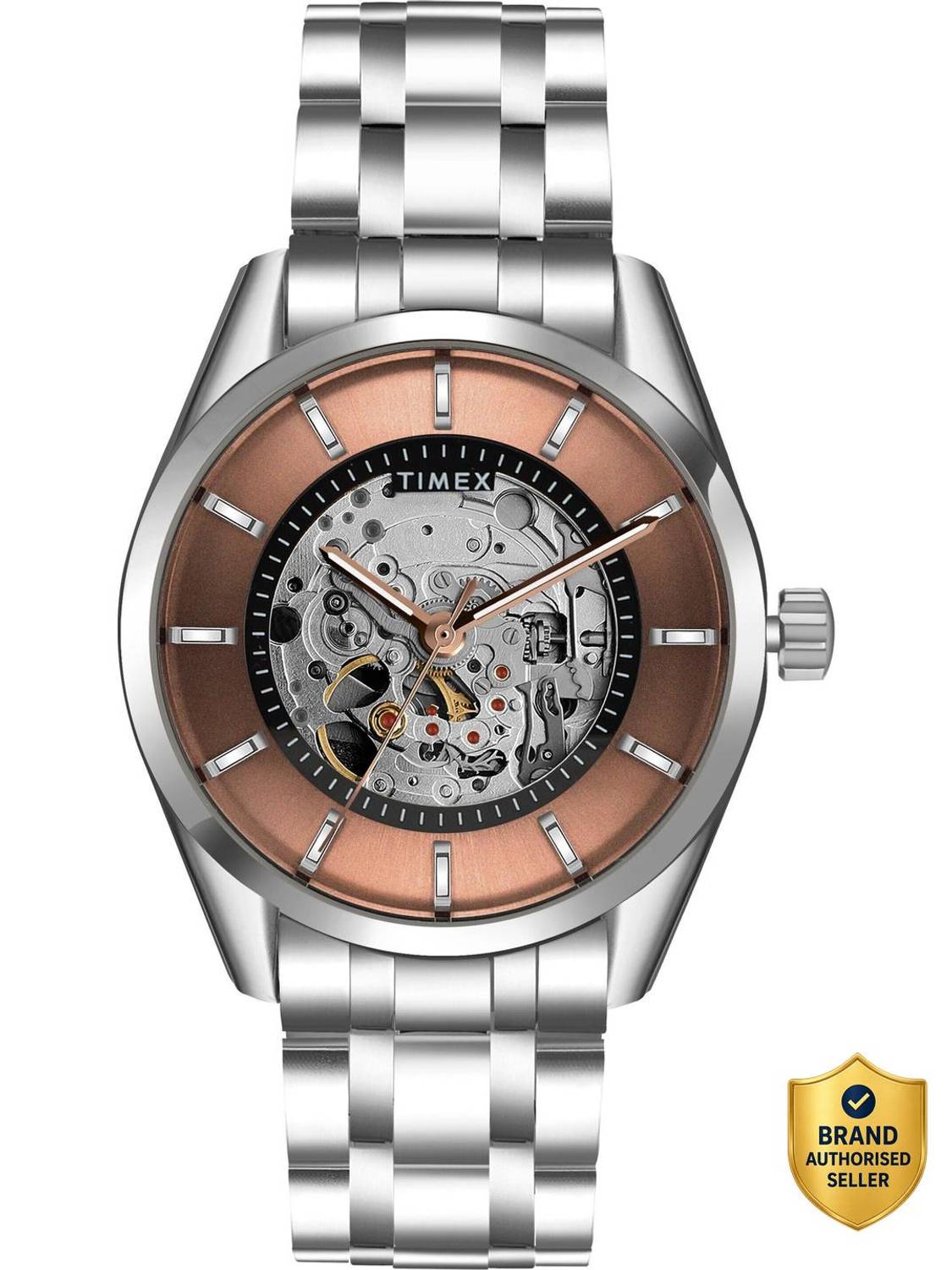 TIMEX Automatic Copper Dial Analog Watch for Men