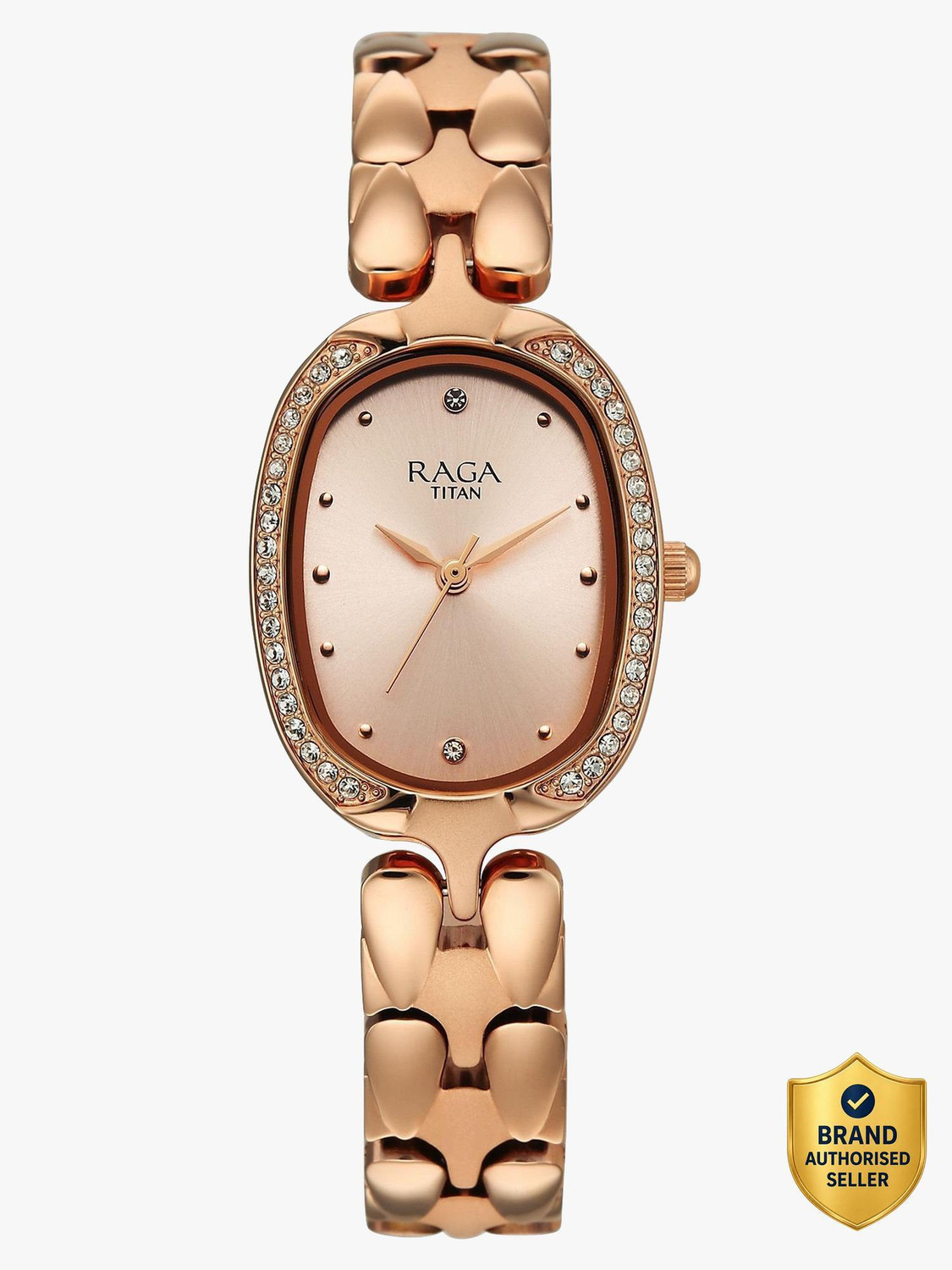Image of Titan Raga Showstopper 4.0 Titan Raga Showstopper 4.0 Quartz Rgold SHAPED Dial Women's Watch / Analog Watch - For Women