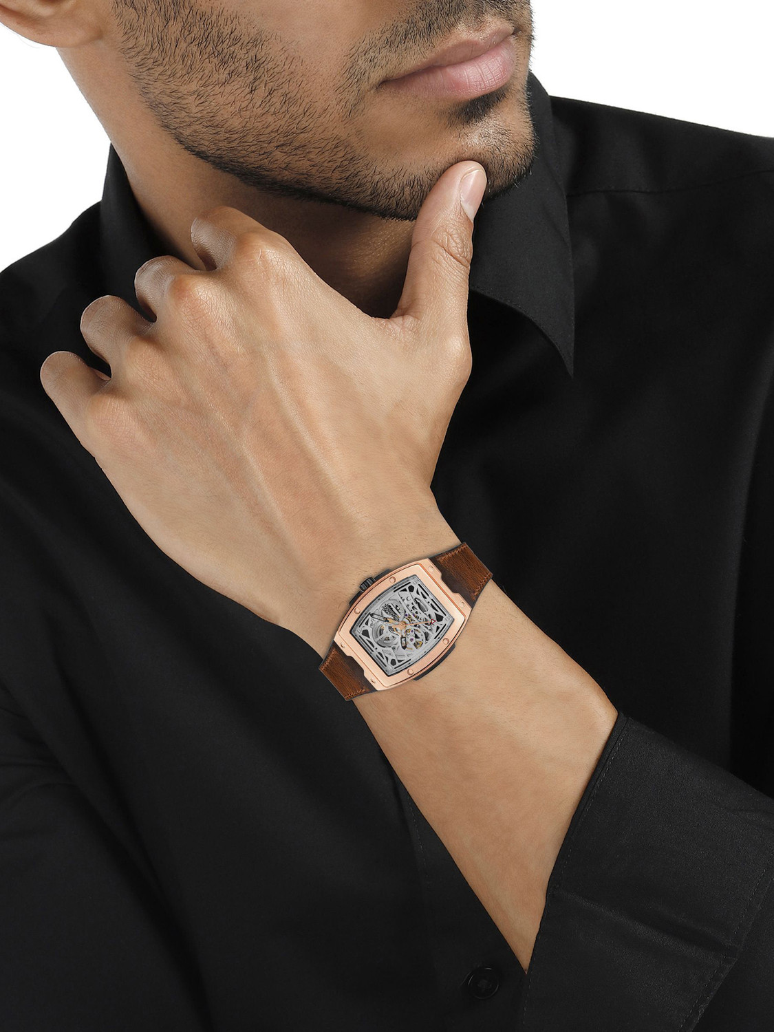 Image of Ingersoll Automatic Silver Skeleton Dial With Lifetime Warranty Analog Watch - For Men I12303