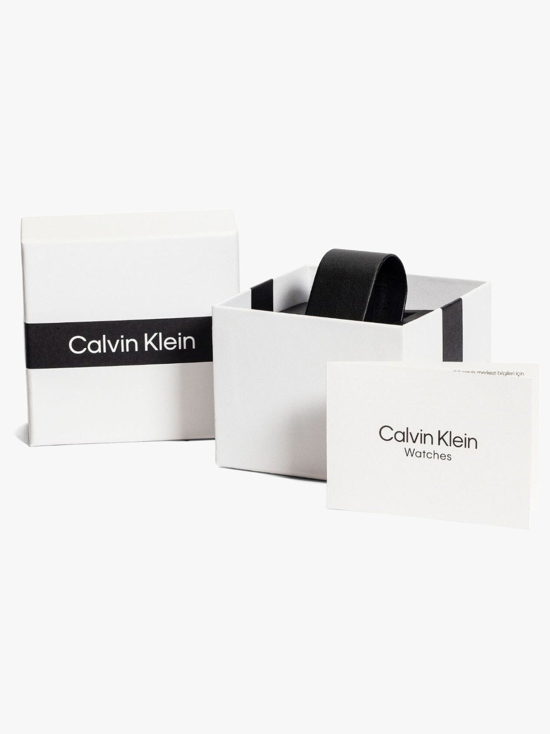 Image of Calvin Klein Iconic Iconic Qtz Basic Slim Black Round Dial Unisex Watch / Analog Watch - For Men & Women