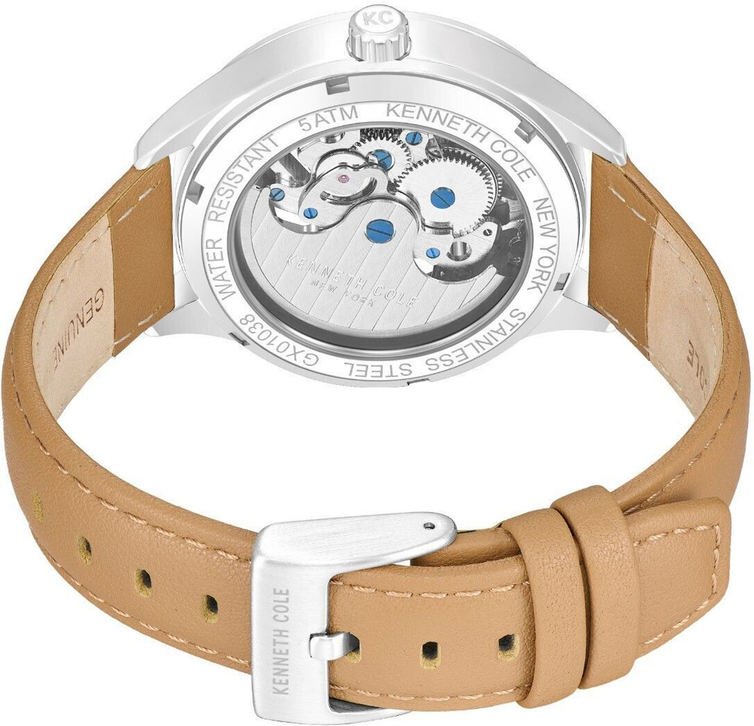 Image of Kenneth Cole Kenneth Cole Special 2025 Automatic Blue Round Dial Men's Watch / Analog Watch - For Men