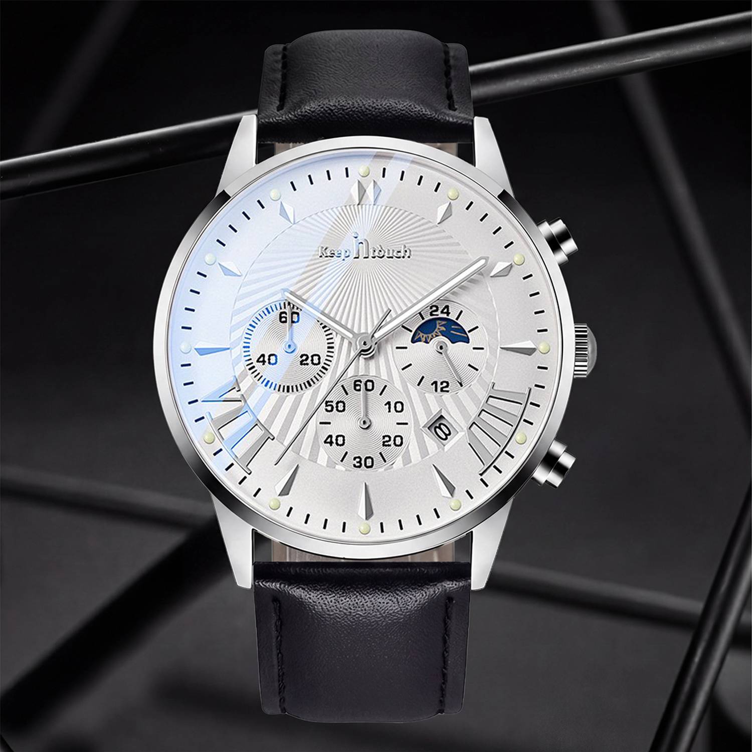 Keep n Touch KnT-1022 Men's Silver Watch - Image 2