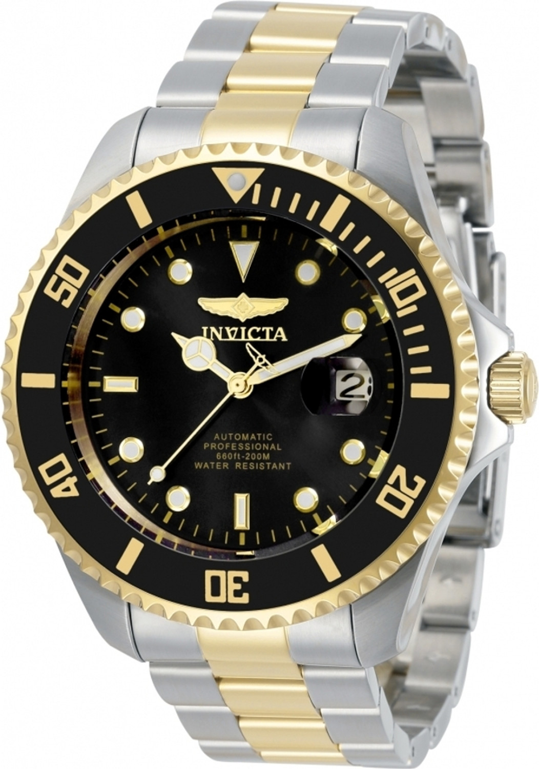 Image of INVICTA 34041 Automatic Black Dial Analog Watch - For Men