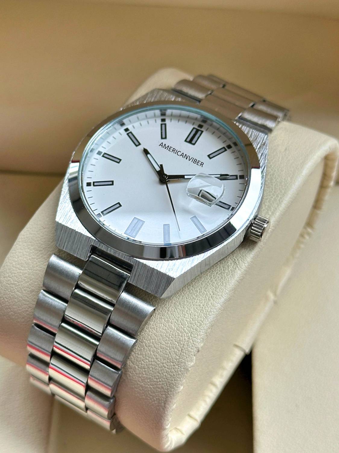 Americanviber AVM0036 Men Steel Chain Watch - Image 2