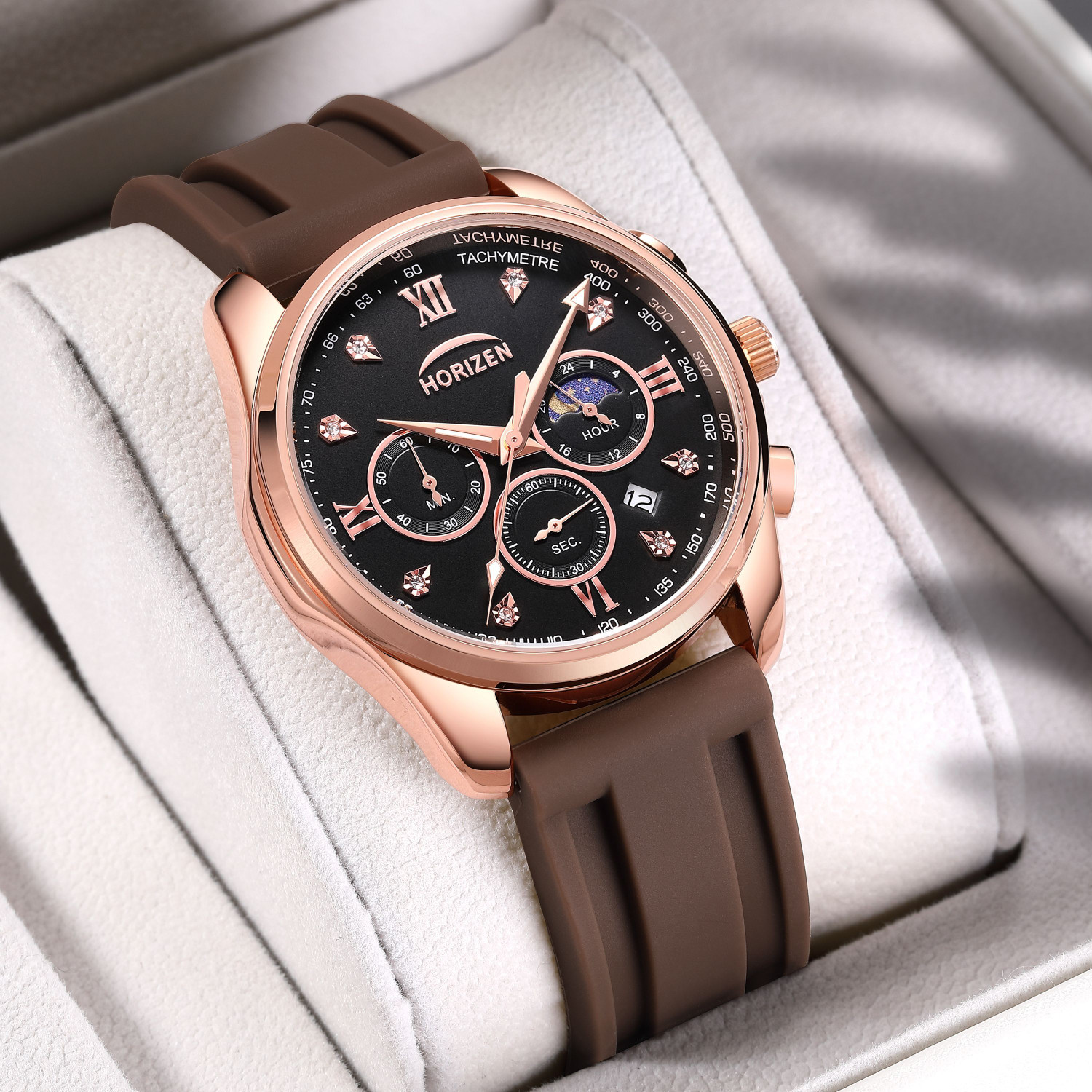 Image of HORIZEN Stylish Chronograph Classic Luxury Analog Watch - For Men