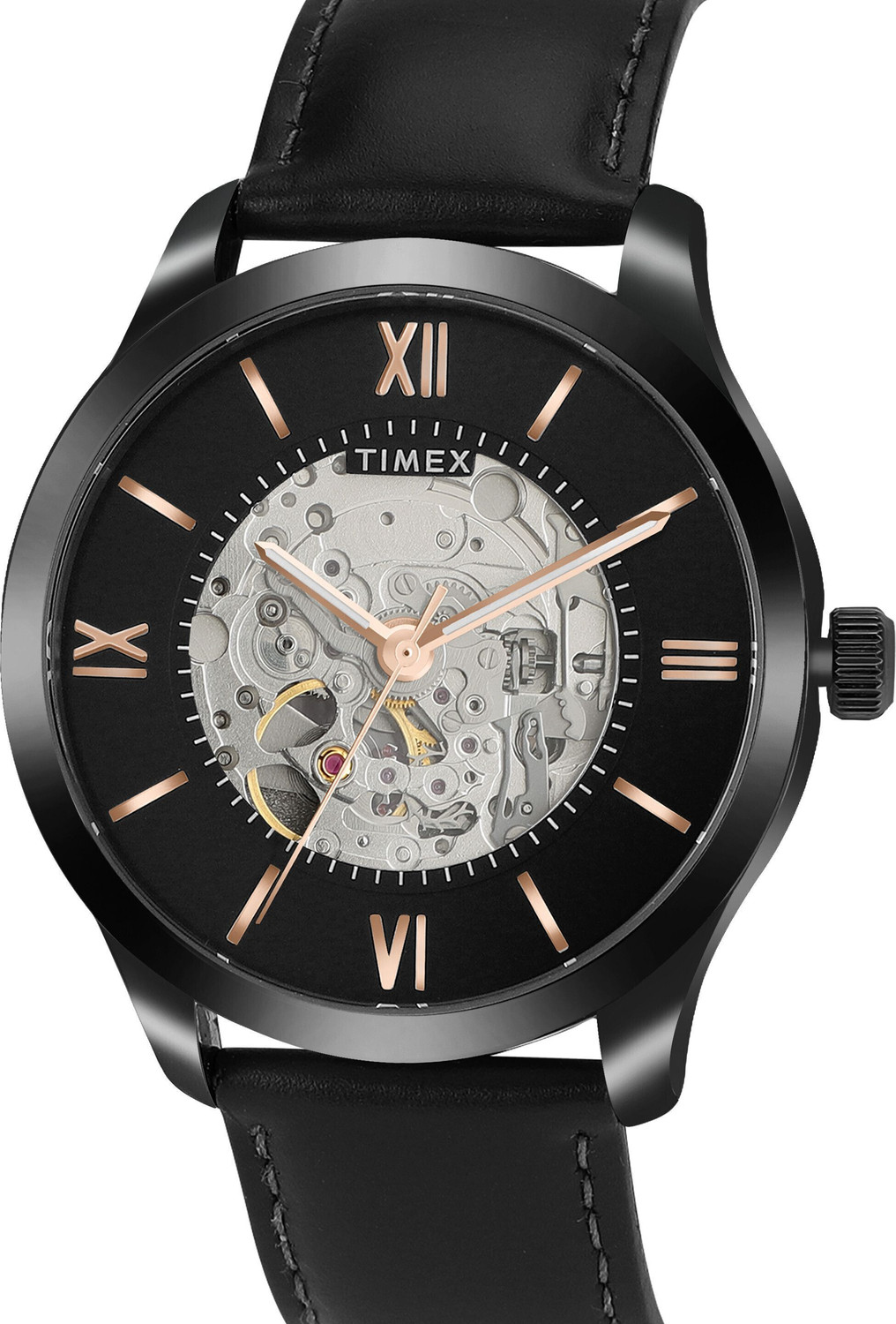 Timax Automatic Watch TIMEX Automatic Black Dial Analog Watch - For Men - Price History