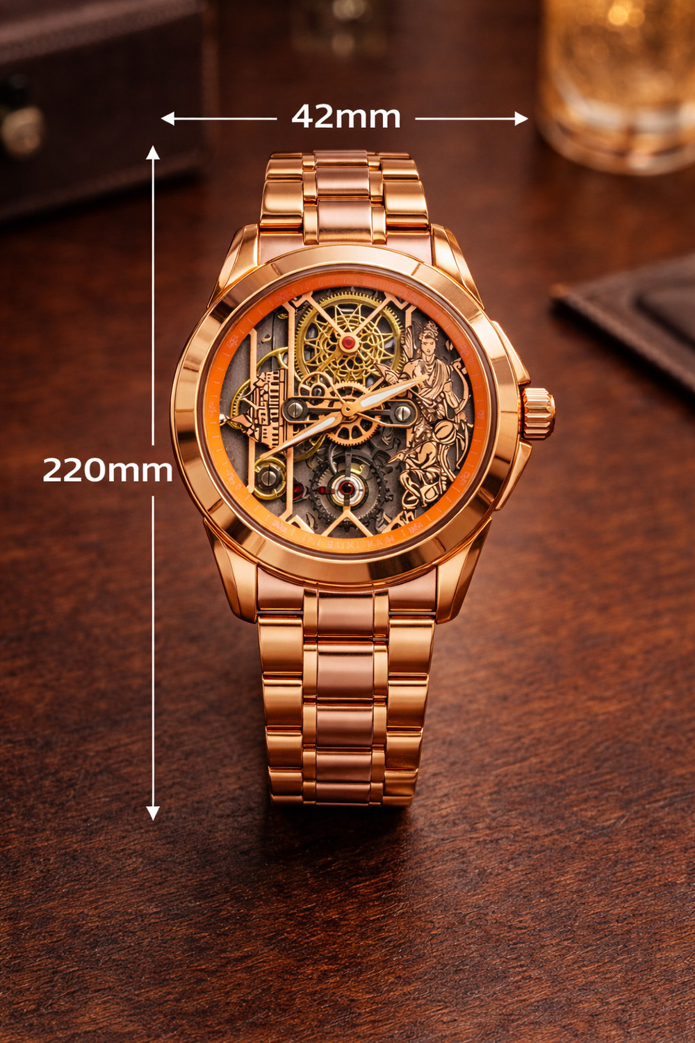 Image of YARA Trending For Men Jai Shree Ram Watch 45855 Analog Watch - For Men