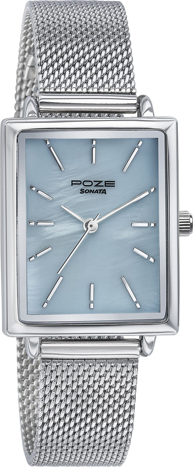 Image of SONATA Poze - Metal Analog Watch - For Women