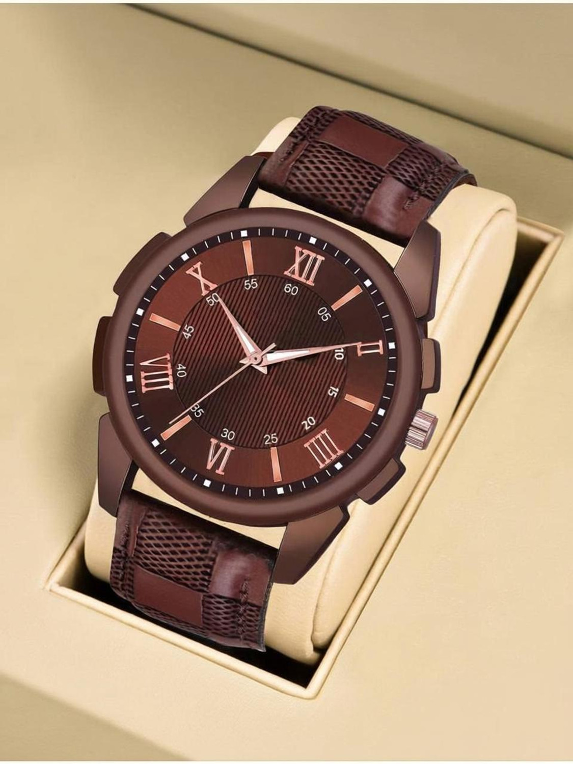 Image of casera J-16 brown Analog Watch - For Boys