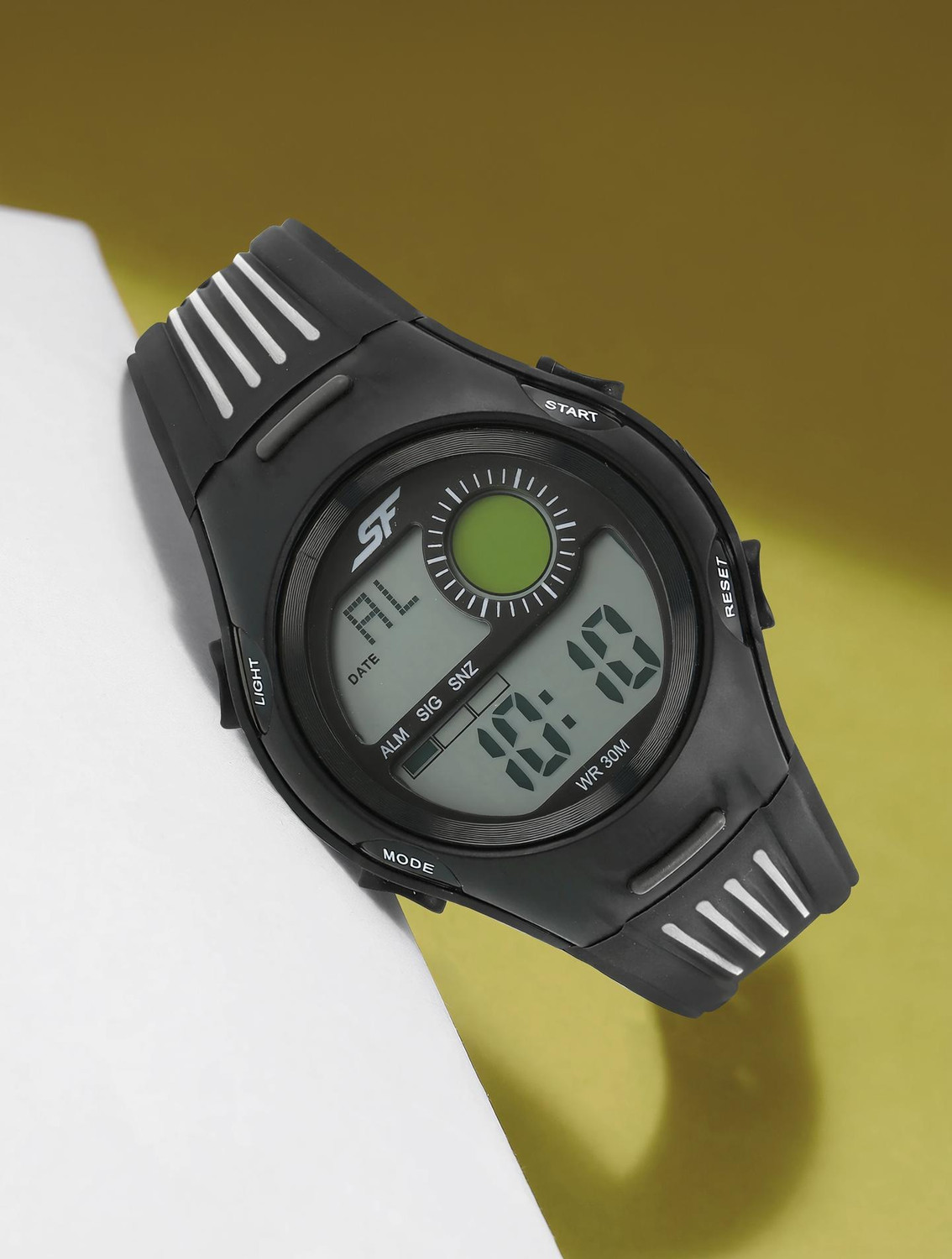 SF NP77072PP04 SF Super Fibre Digital Back Plastic Strap Digital Watch  - For Men