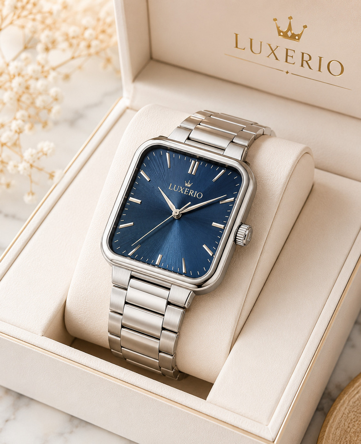 Image of Luxerio Men Square Watch Urban Classic Analog Watch - For Men