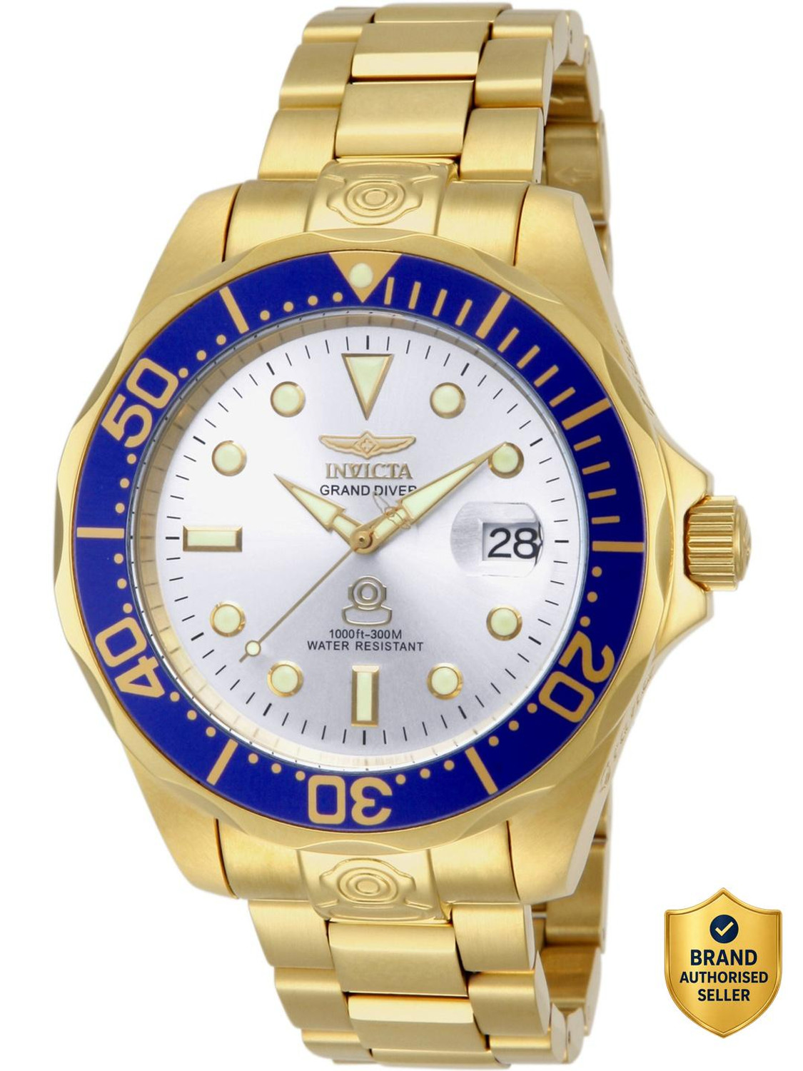 Image of INVICTA Pro Diver Pro Diver Automatic Silver Dial Analog Watch - For Men