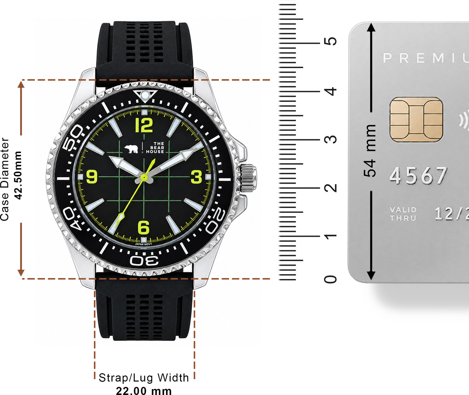 Image of The Bear House Icon Series Analog Watch - For Men O-75810PMGI