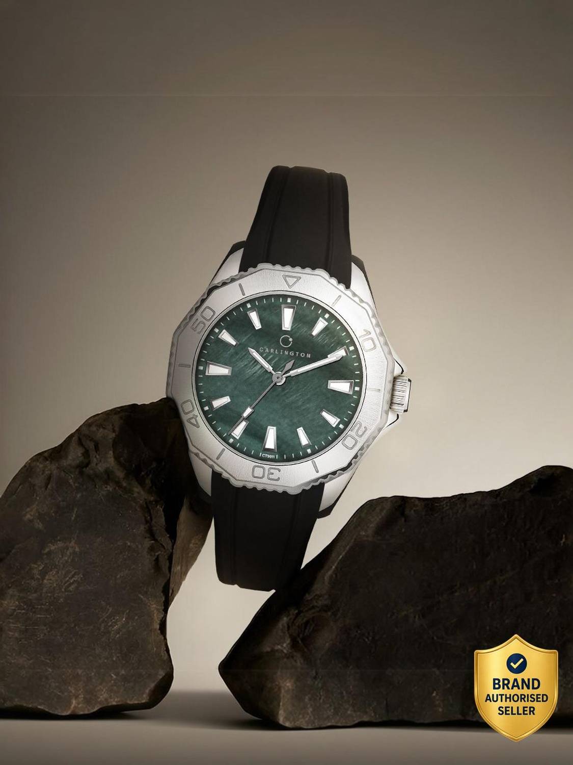 Carlington 9911 Silver Green Carlington Legacy Series Premium Ladies Wrist Watches Analog Watch  - For Women