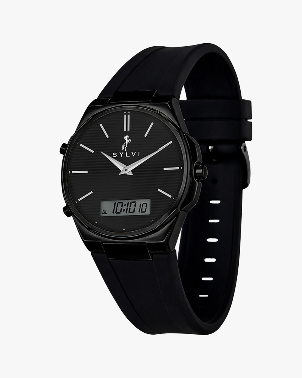 Image of Sylvi Blade Dual Time Analog-Digital Watch - For Men