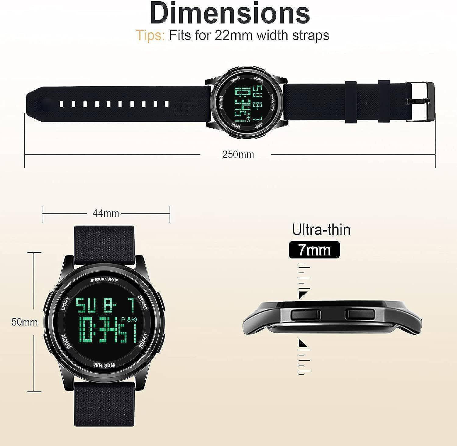 DREALEX 3ATM Waterproof Sports Digital Watch - Image 5