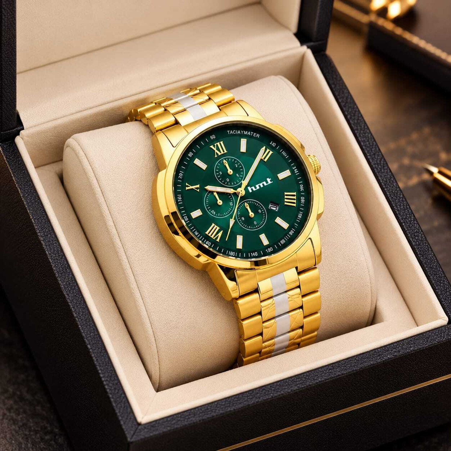 Image of Hmt watches Analog Watch - For Men GREEN