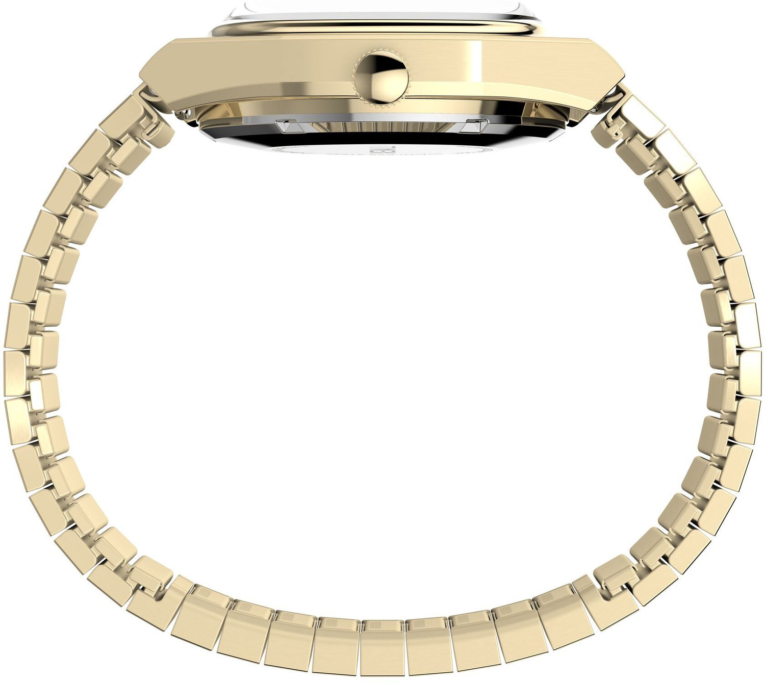 Image of TIMEX TW2Y07200IK Rectangle 34mm Champagne Dial Analog Watch - For Men