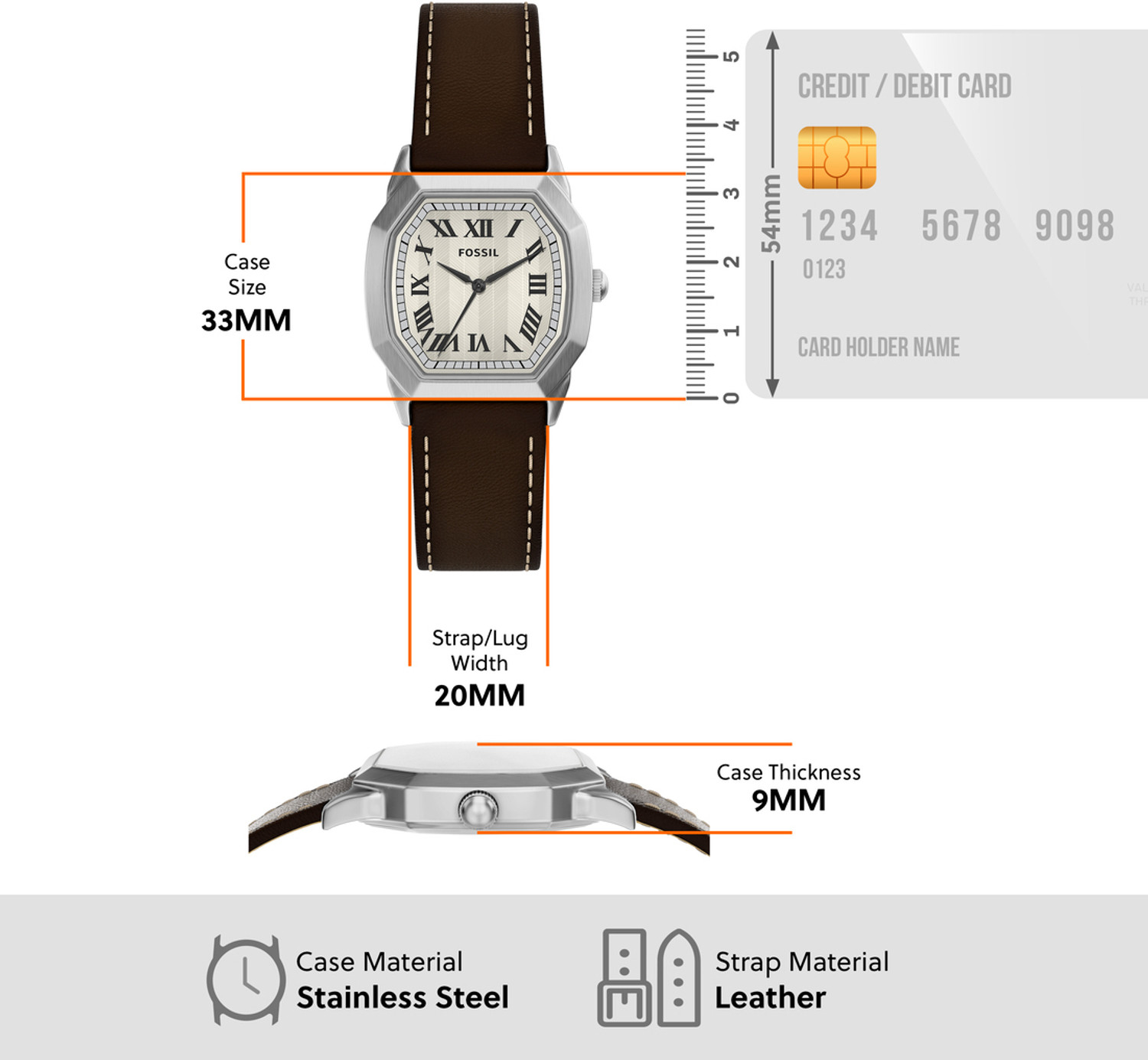 Image of FOSSIL Harlow Harlow Analog Watch - For Men