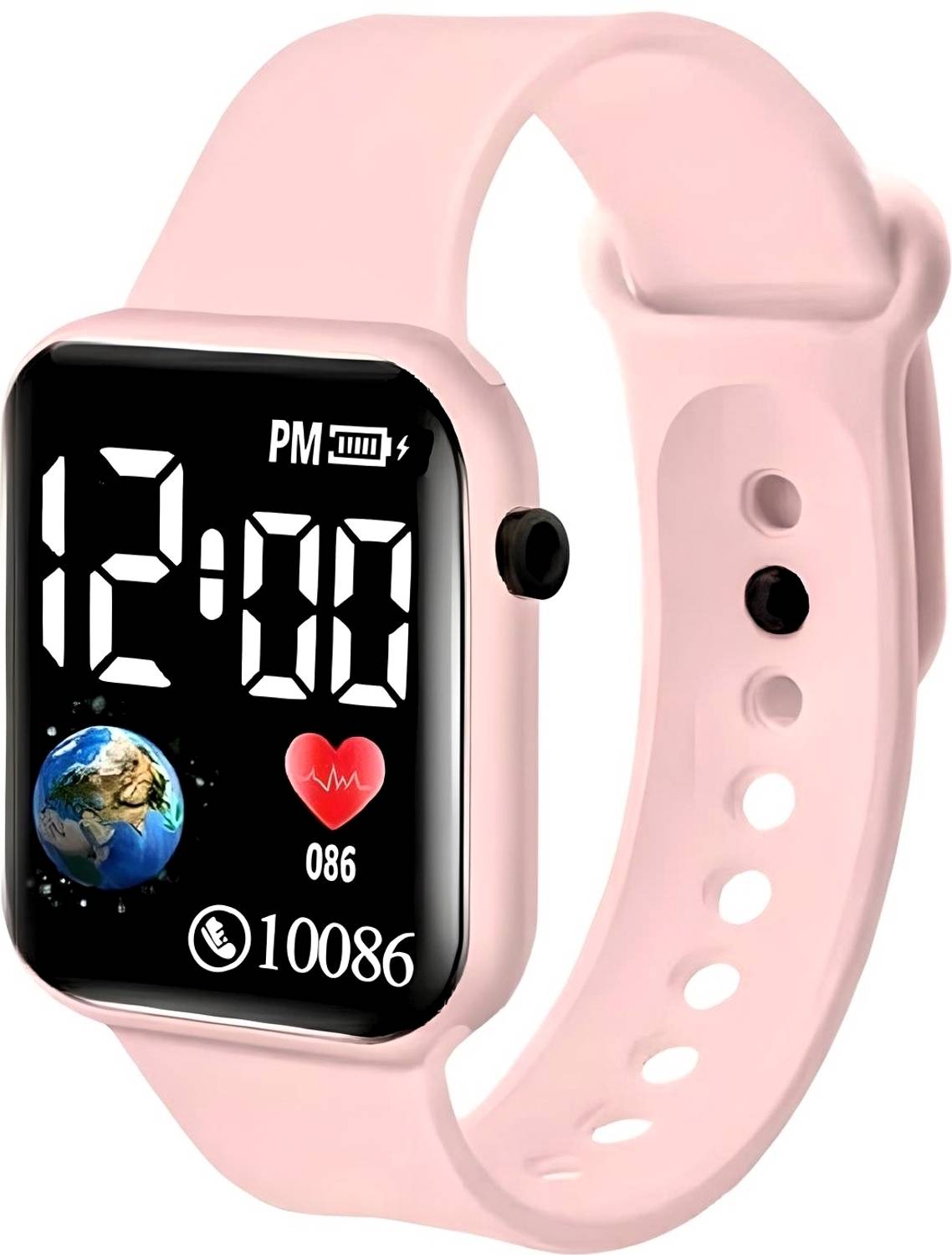 asep asep New Fashion Design Led Square Digital Watch for Boys and Girls Luxurious Waterproof LED Digital Fashion Watch For Boys and Girls and Women Digital Watch - For Boys & Girls