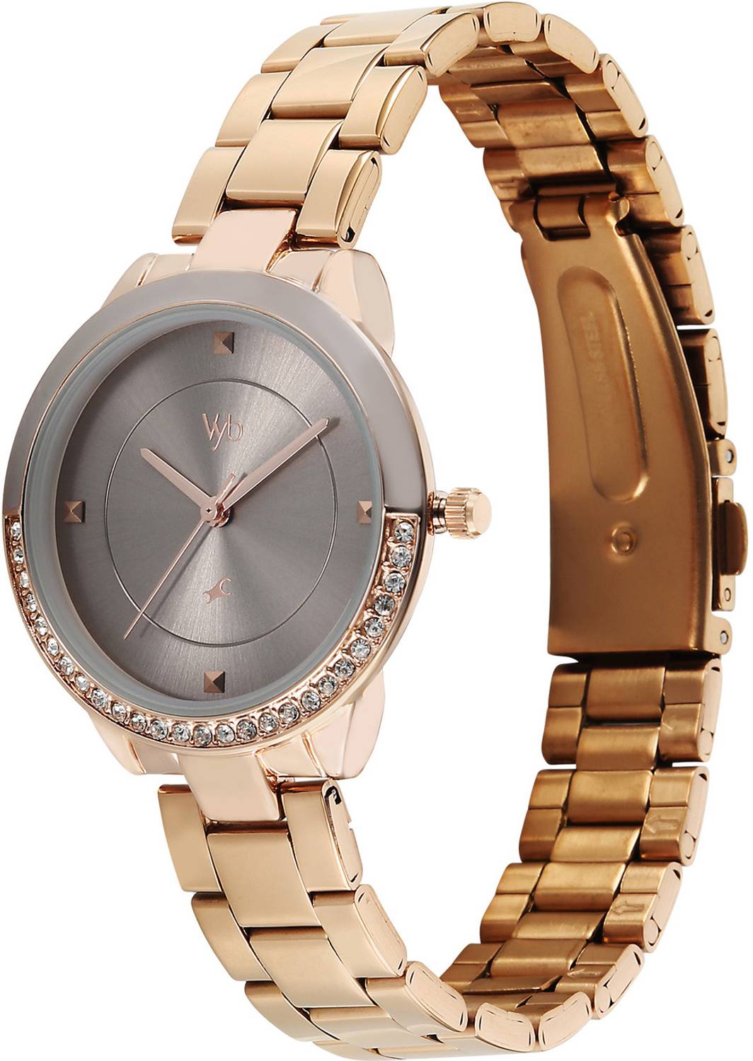 Fastrack Vyb Eclipse Quartz Grey Dial Watch - Women - Image 2
