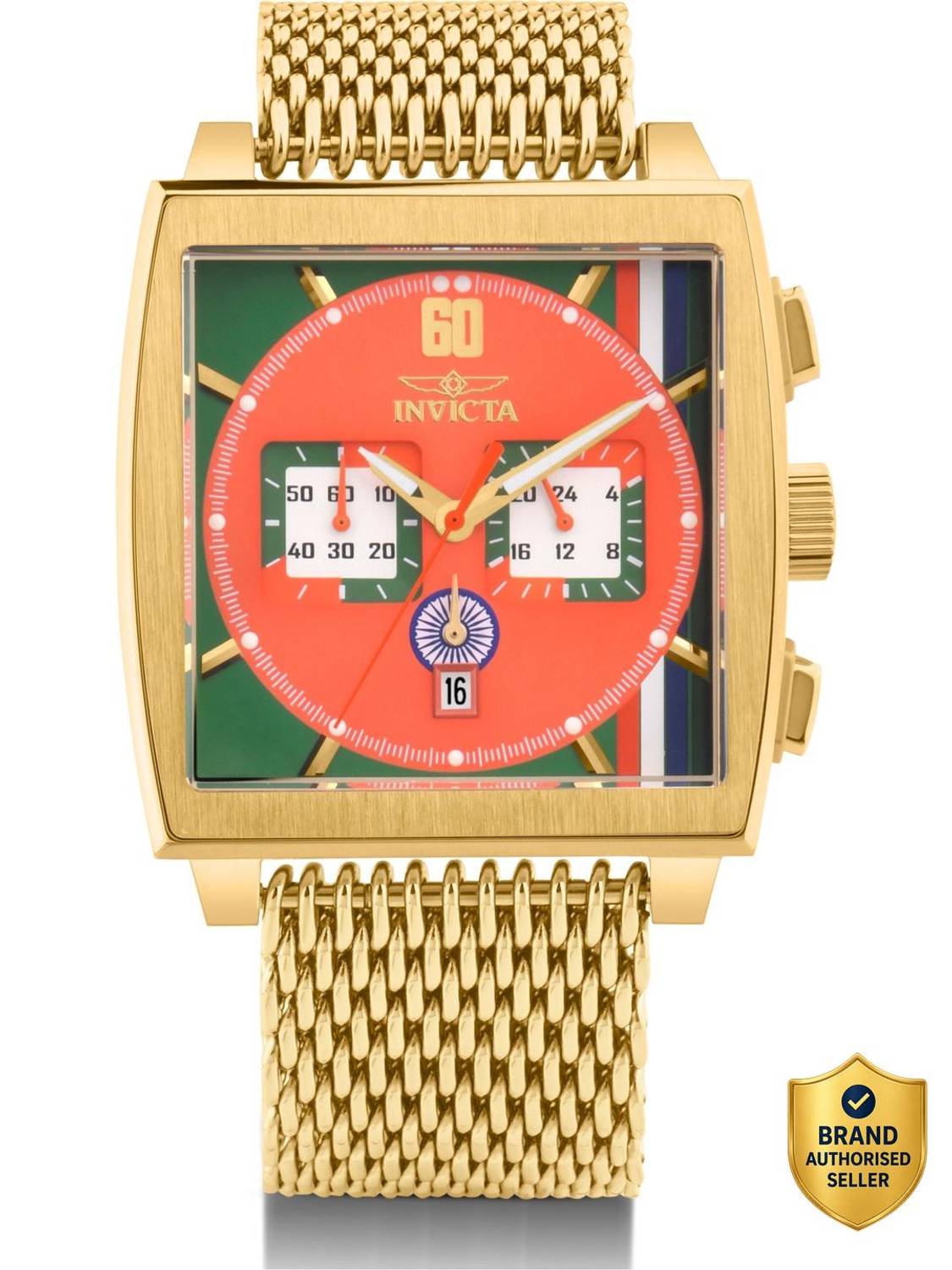 INVICTA 47609 Invicta Racing Analog Orange Dial Analog Watch - For