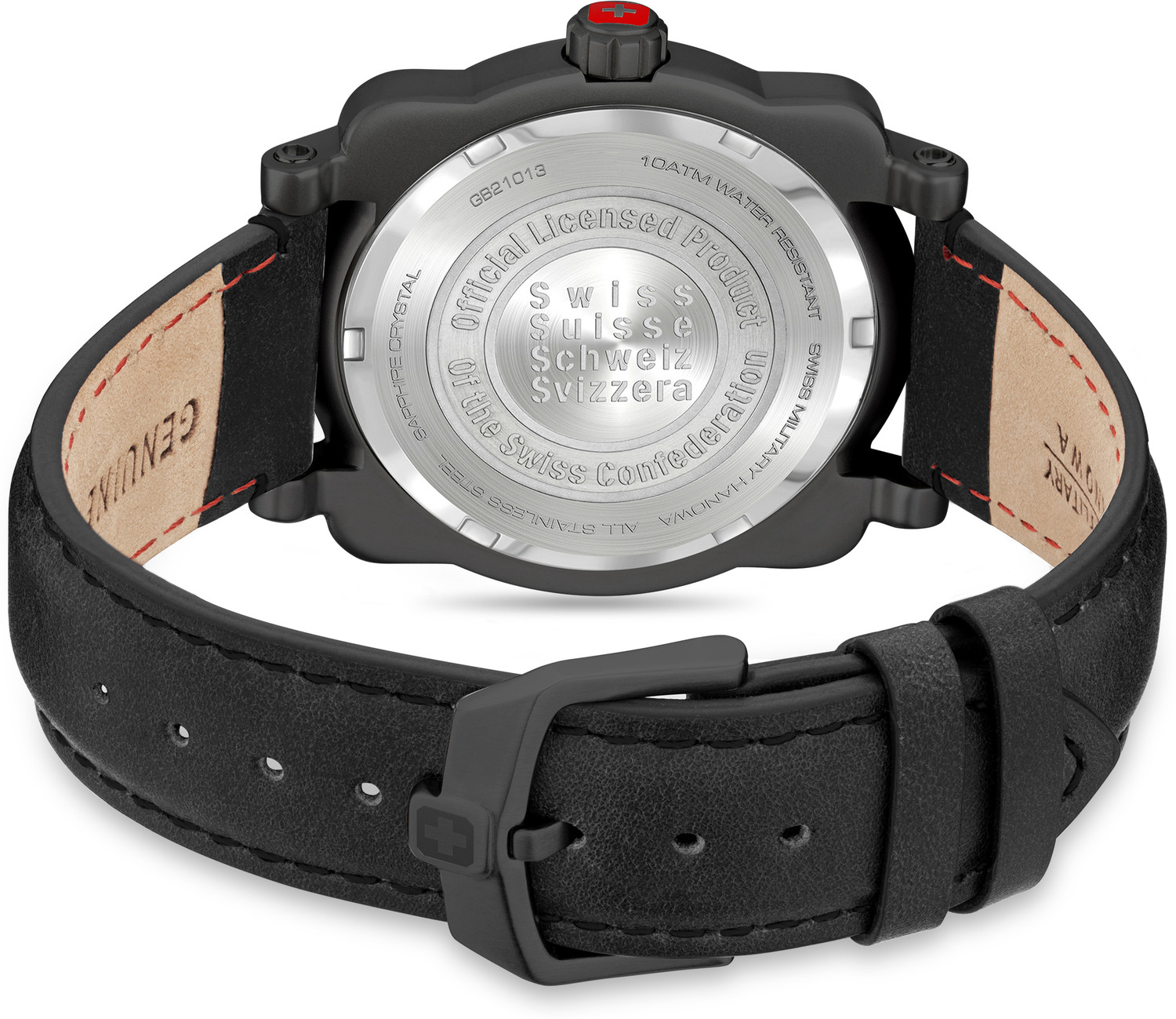 Image of Swiss Military Hanowa AEROGRAPH NIGHT VISION Swiss Made Analog Watch - For Men