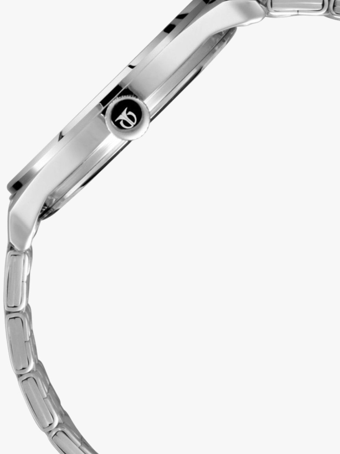 Image of Titan NP1802SM01 Titan Workwear Urban Edge White Dial Silver MetalStrap Analog Watch - For Men