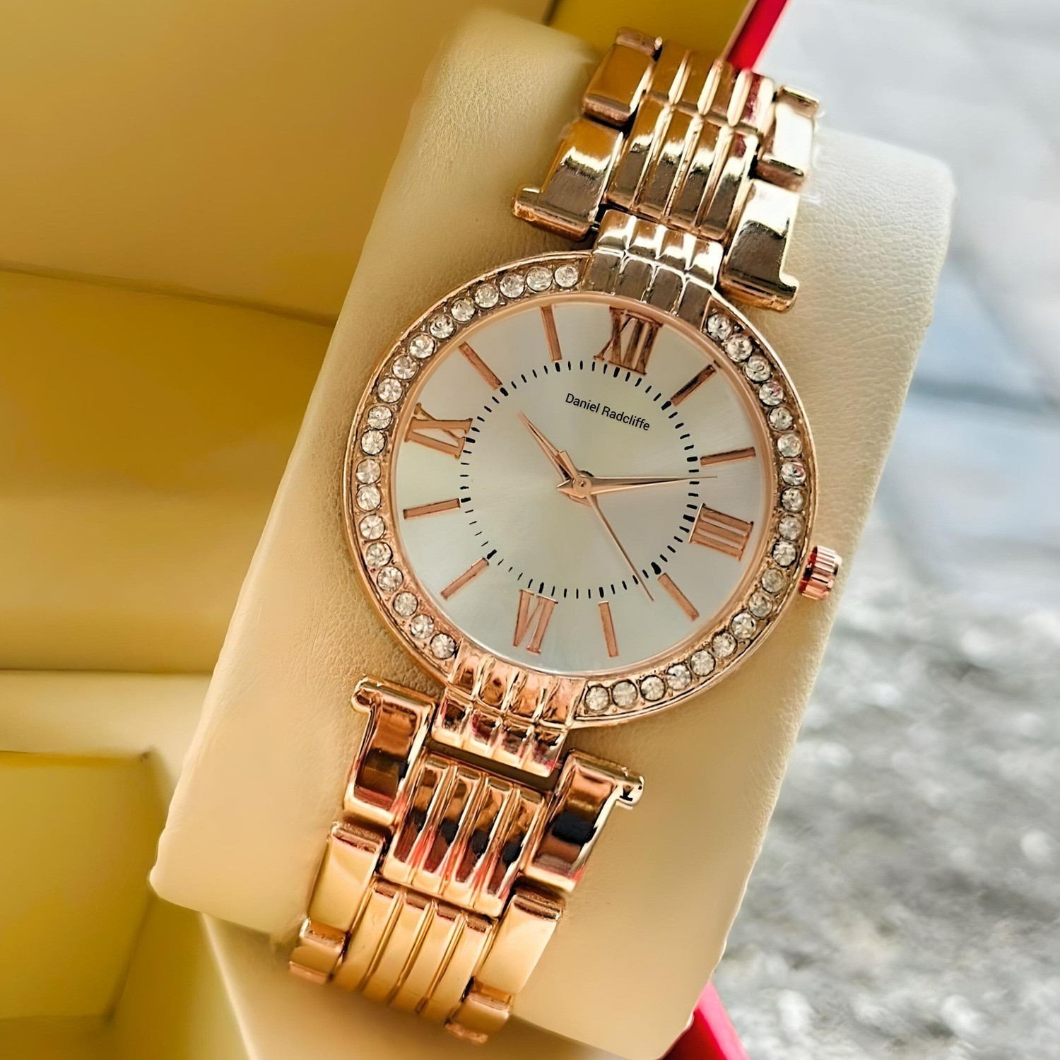 Image of Daniel Radcliffe DRW009 Women Atractive Rose Gold and Silver Color Luxury Trending Watch Analog Watch - For Women