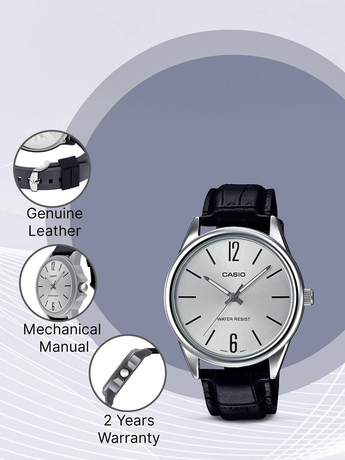 CASIO MTP-V005L-7BUDF Analog Watch - Men - Image 3