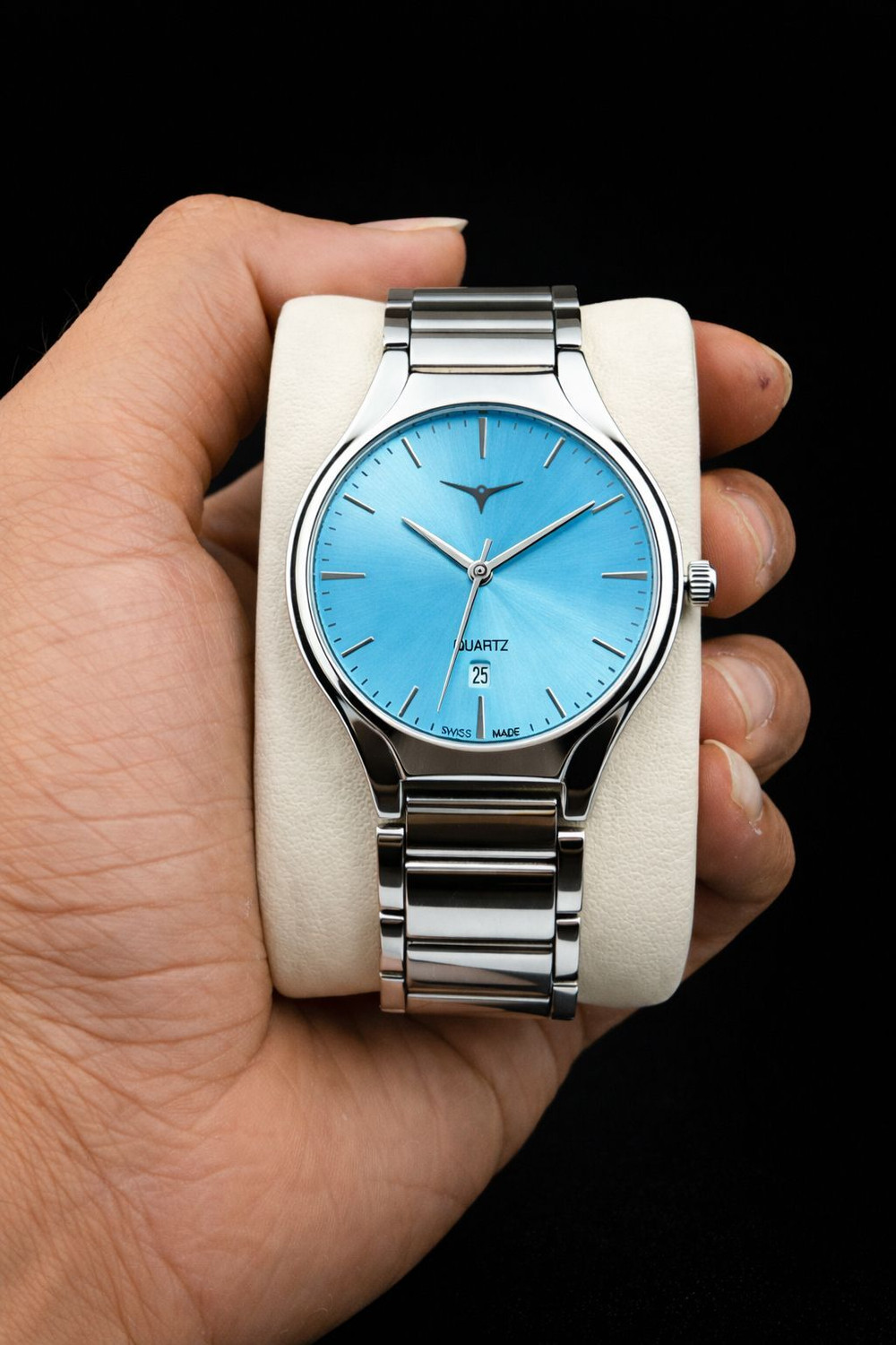 Image of TERIZLA NSM-044 Sunray Silver Dial with Date Display, Premium Quartz Analog watch for Boys Analog Watch - For Men