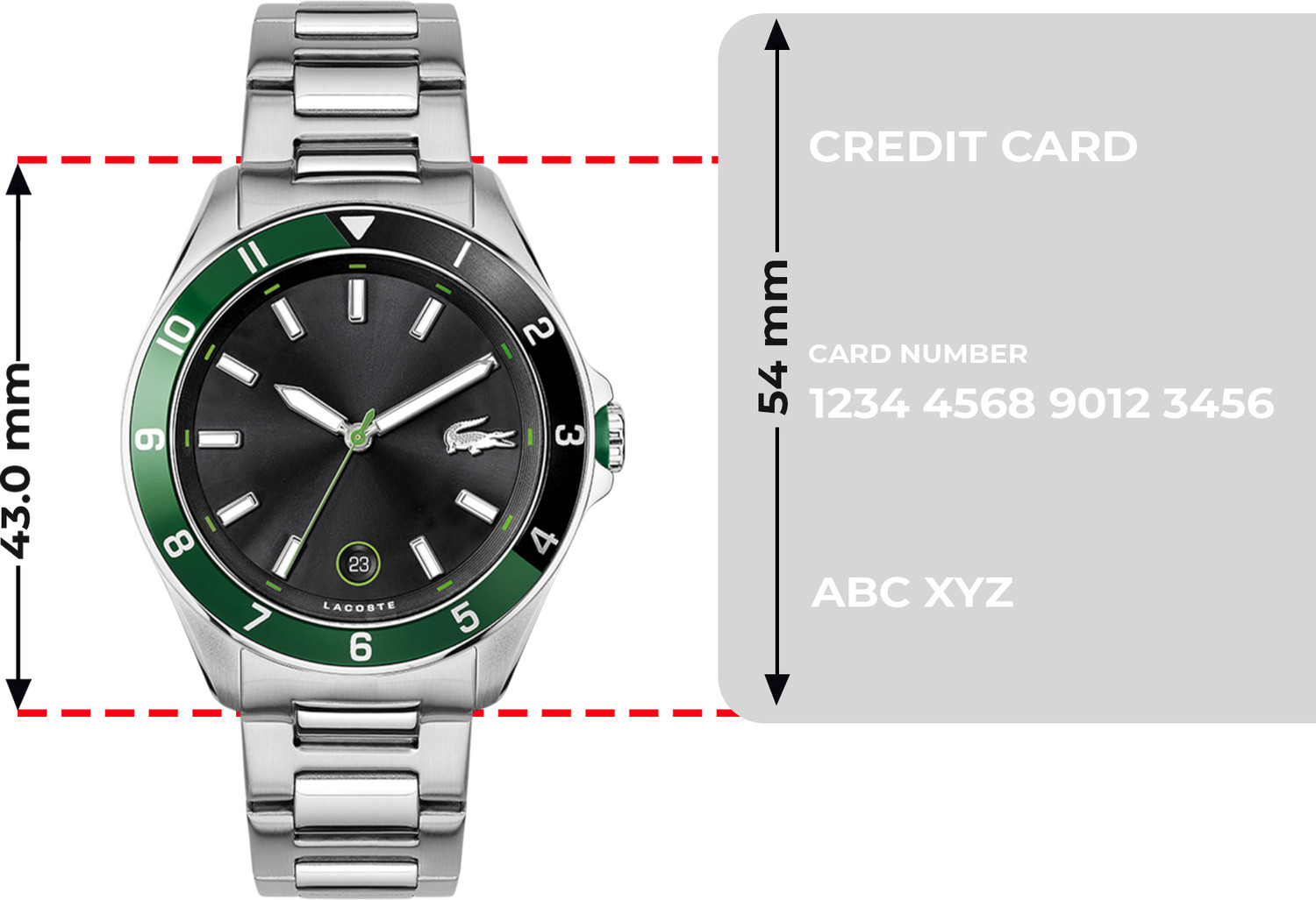 Image of LACOSTE TIEBREAKER TIEBREAKER Analog Watch - For Men