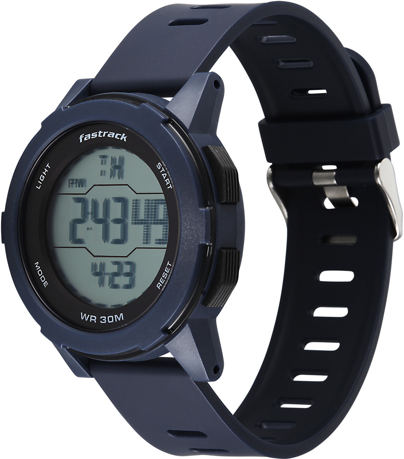 Image of Fastrack Streetstyle 8 Streetstyle 8 Digital Blue Case Blue Polyether Strap Digital Watch - For Men & Women