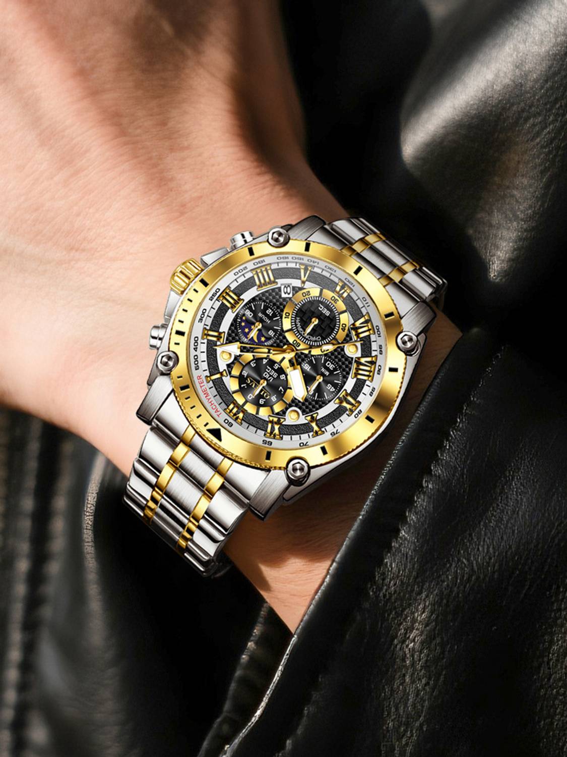 OLEVS Men's Analog Watch - Image 4
