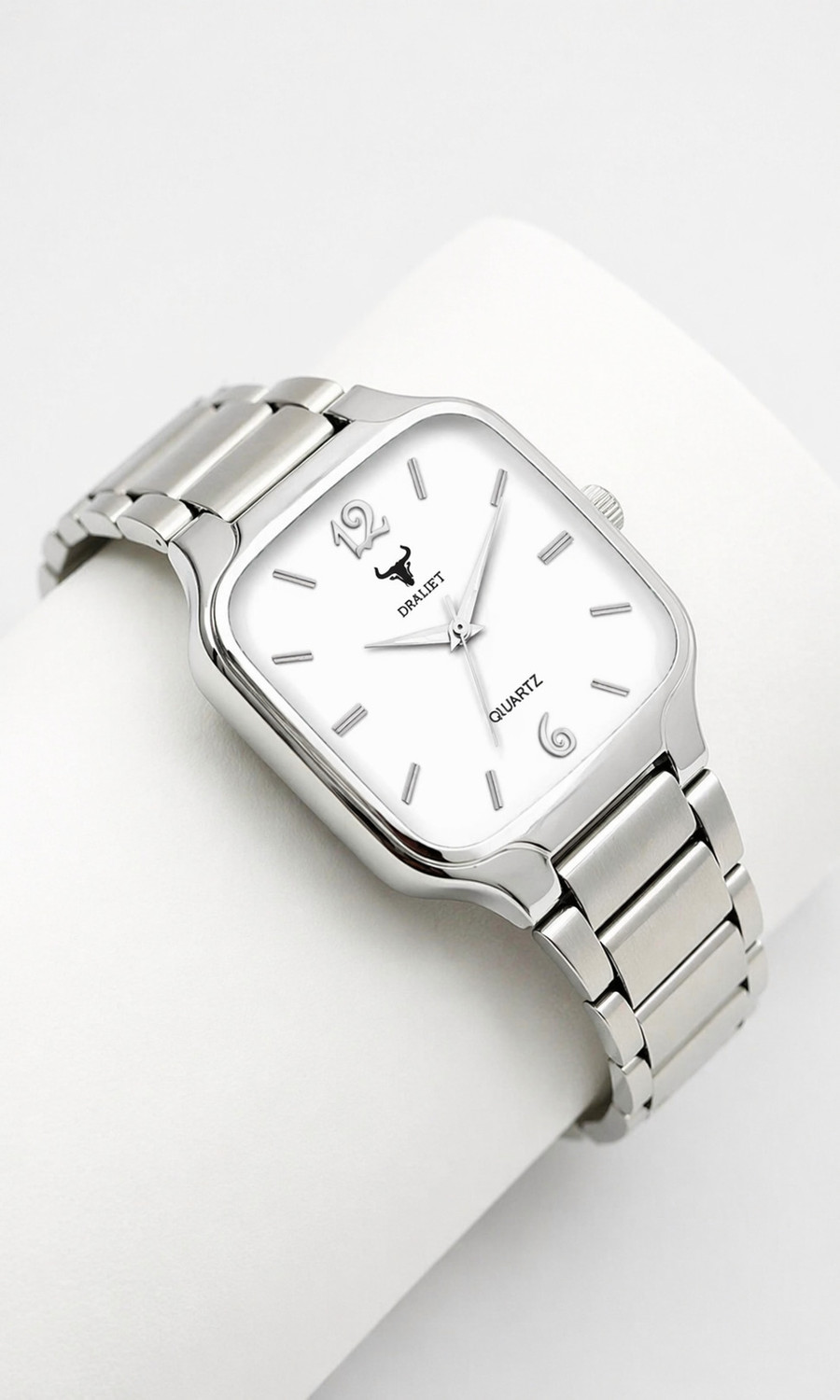 Image of DRALIET LCS-4297 Elegant Series Square Quartz For Boys Analog Watch - For Men