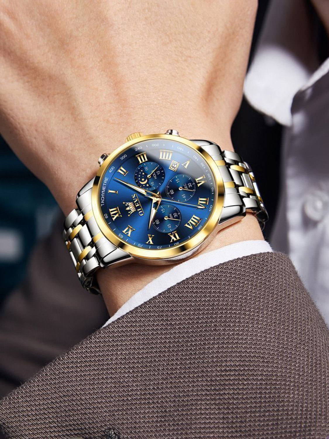 Image of OLEVS Analog Watch - For Men
