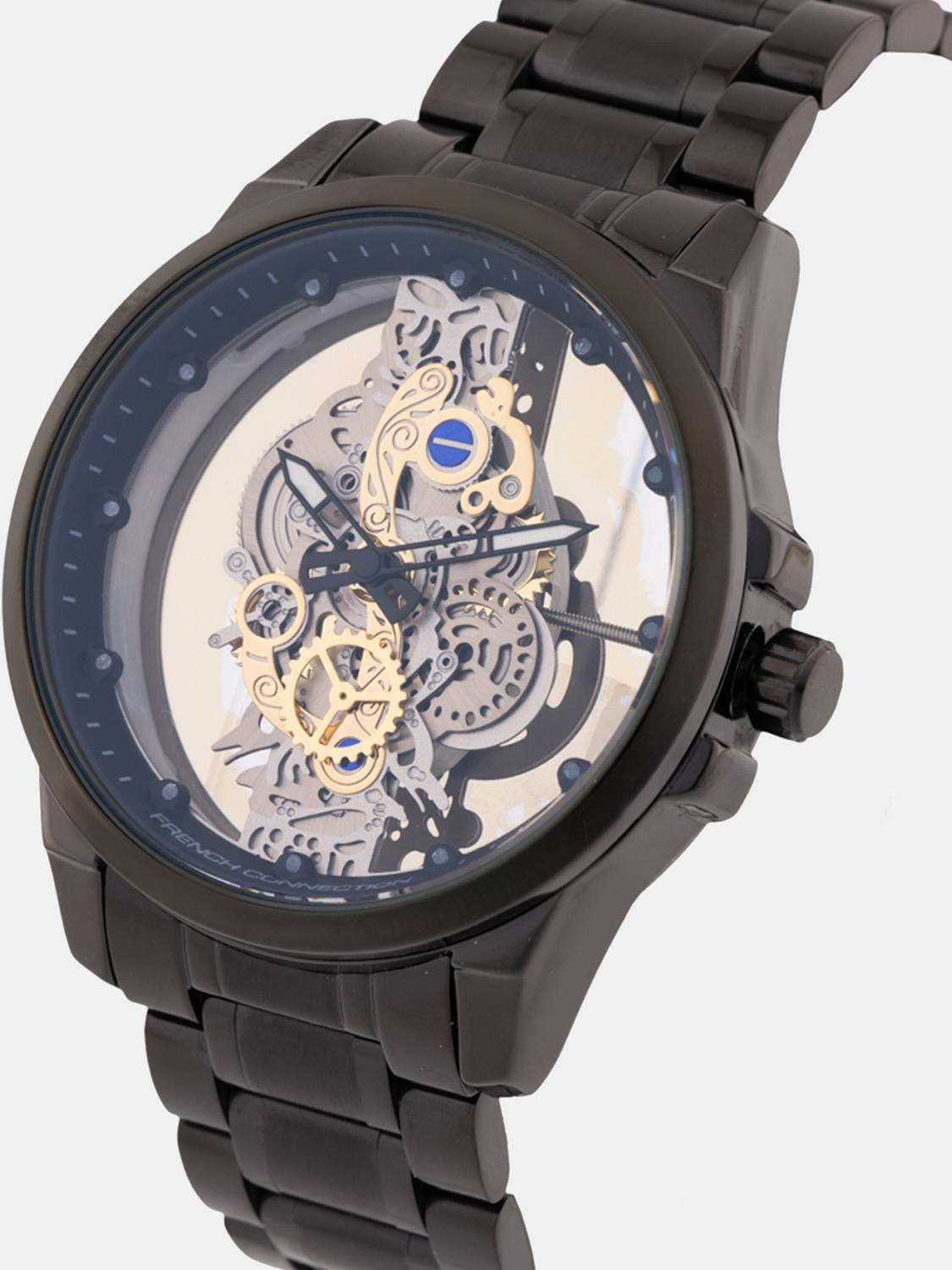 French Connection Skeleton Dial Analog Watch for Men - Image 5