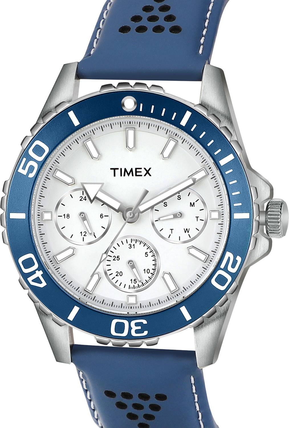 TIMEX Multi Function White Dial Analog Watch for Men - Image 2