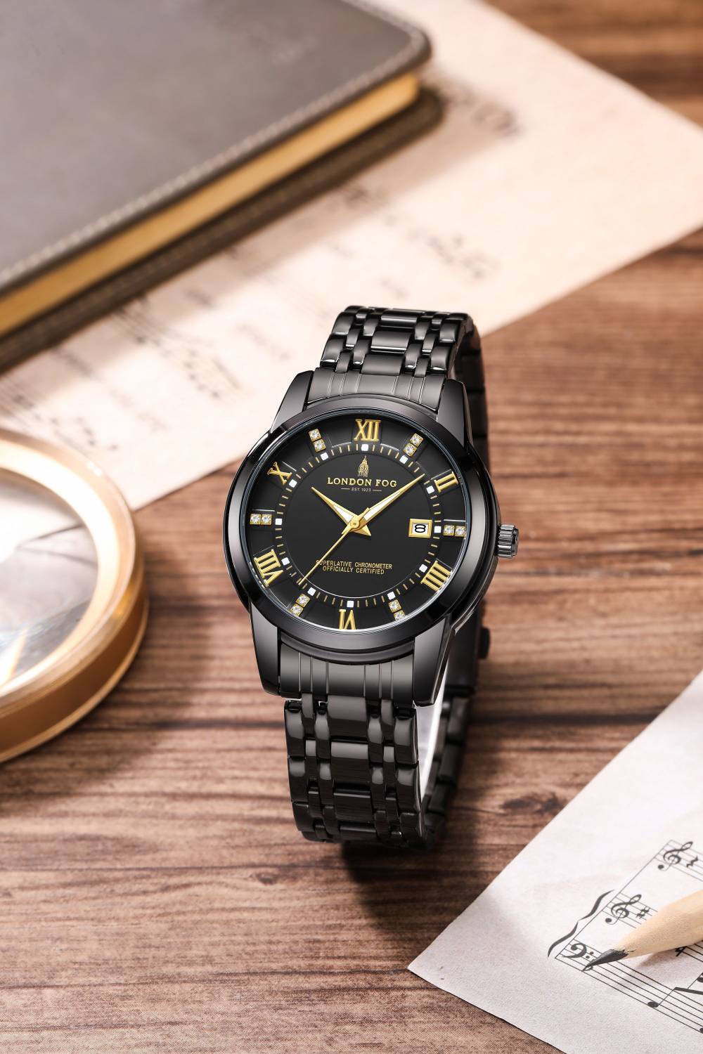 London Fog Black Dial Men's Watch - Image 3