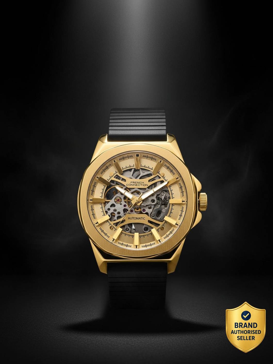 French Connection Men's Black Automatic Watch FCA23SBL - Image 1