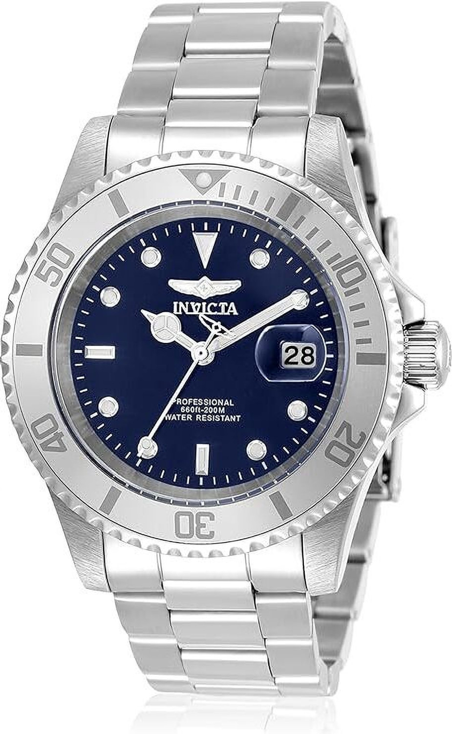 Image of INVICTA 34023 Pro Diver Quartz Blue Dial Analog Watch - For Men