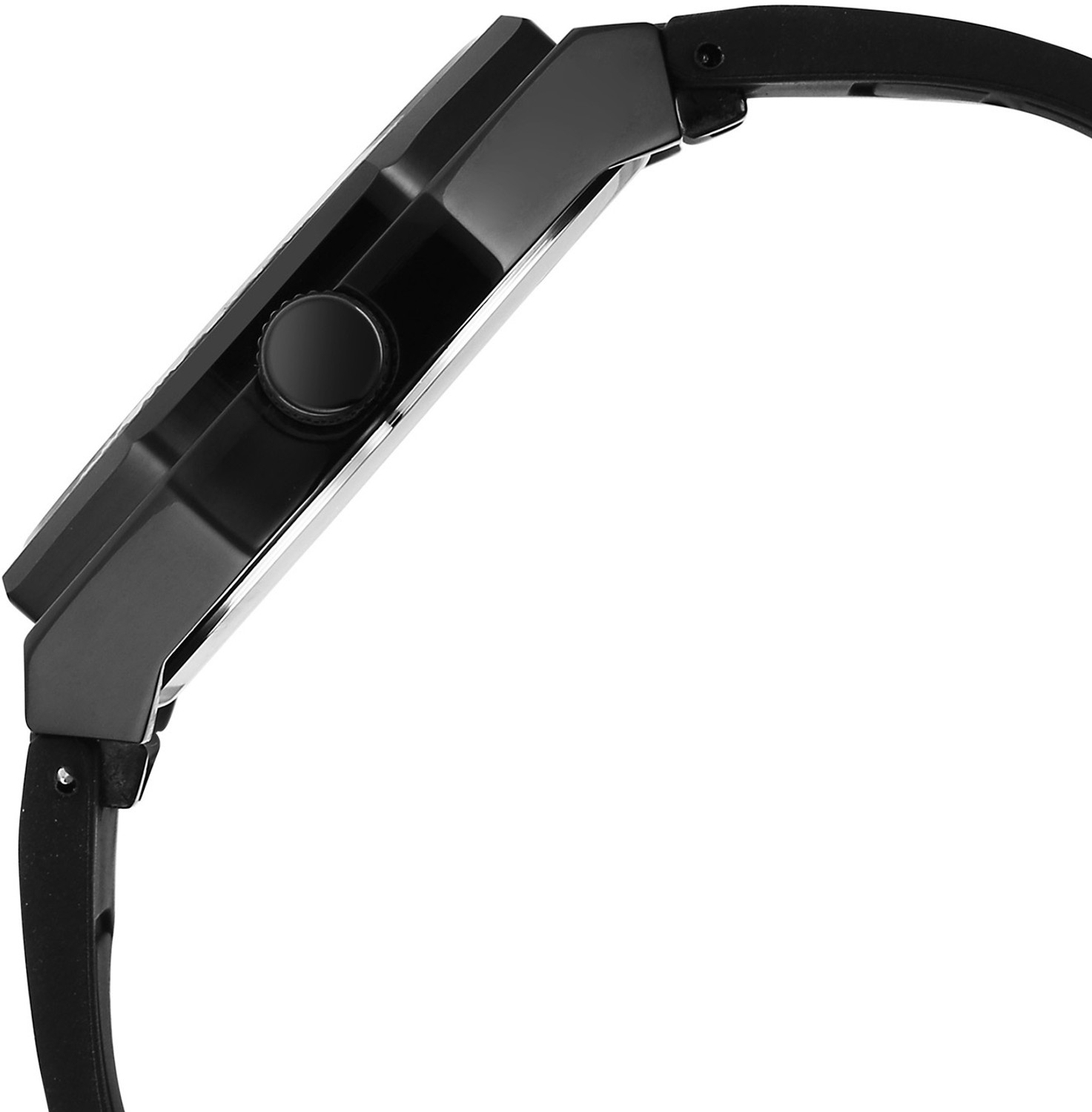 Image of Fastrack Fastrack Vyb Rebel Fastrack Vyb Rebel Quartz Black Dial Black Silicone Strap Analog Watch - For Men